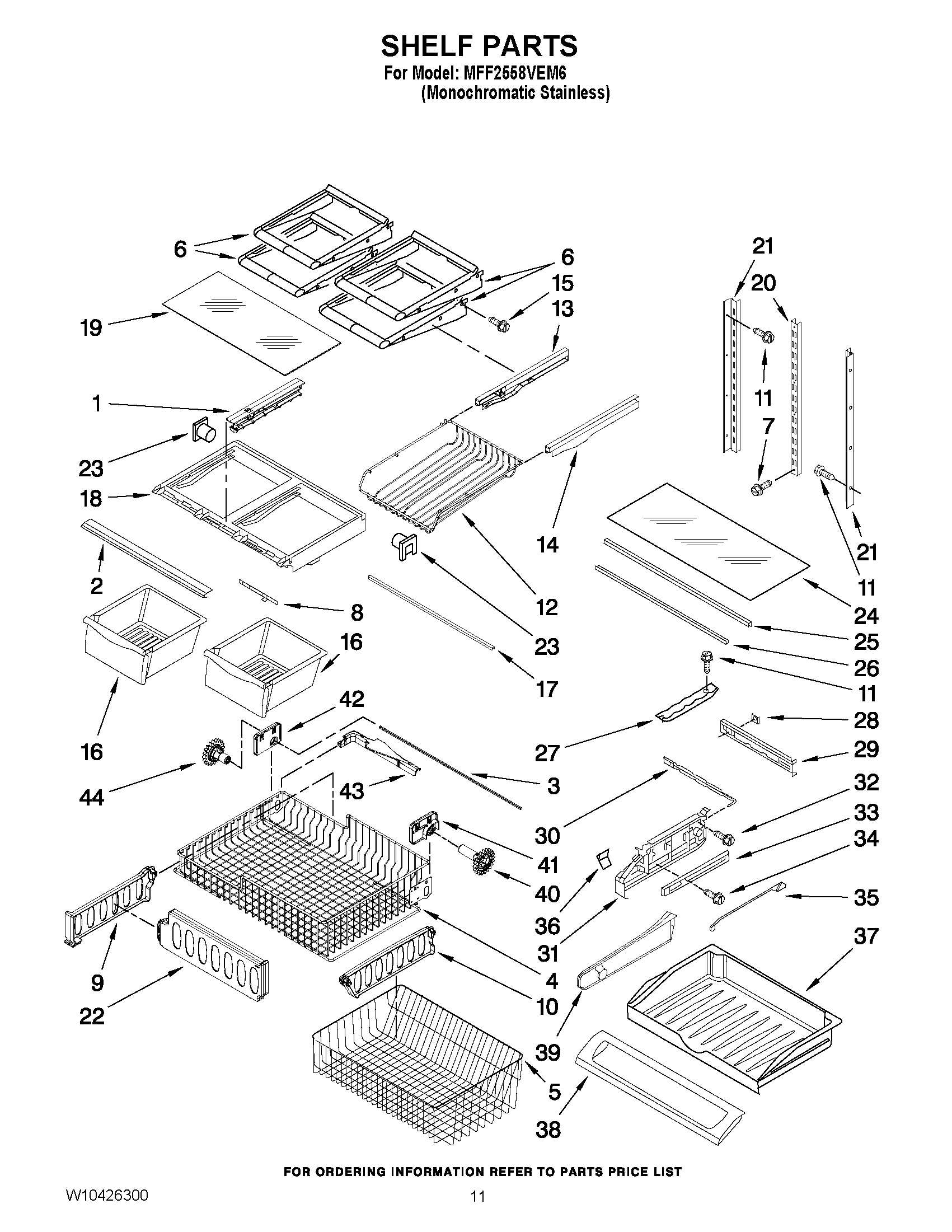 07 - SHELF PARTS