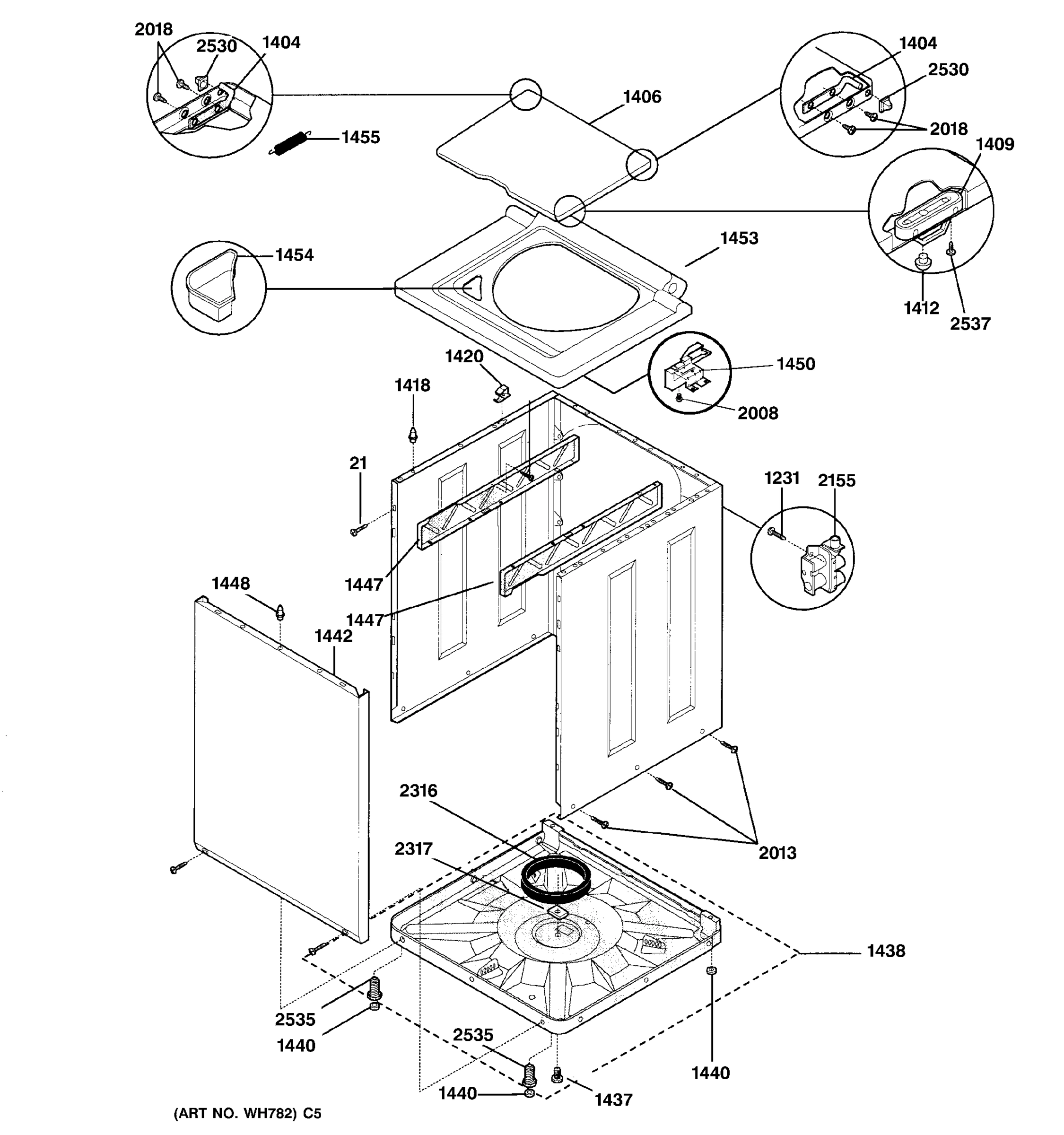 WASHER CABINET