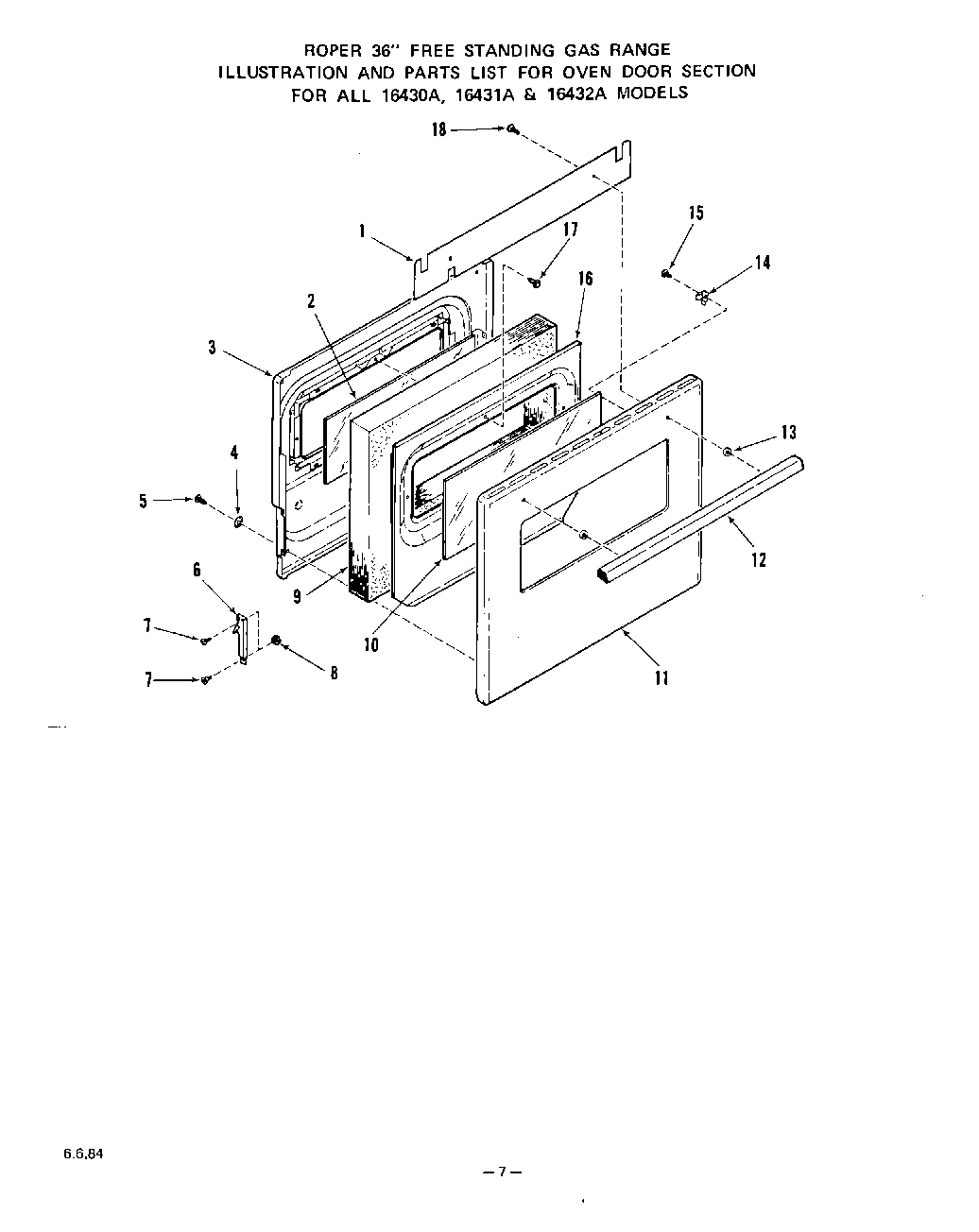 06 - OVEN DOOR