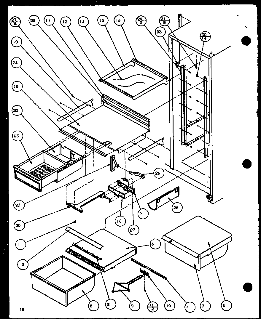 12 - REF SHELVING AND DRAWERS