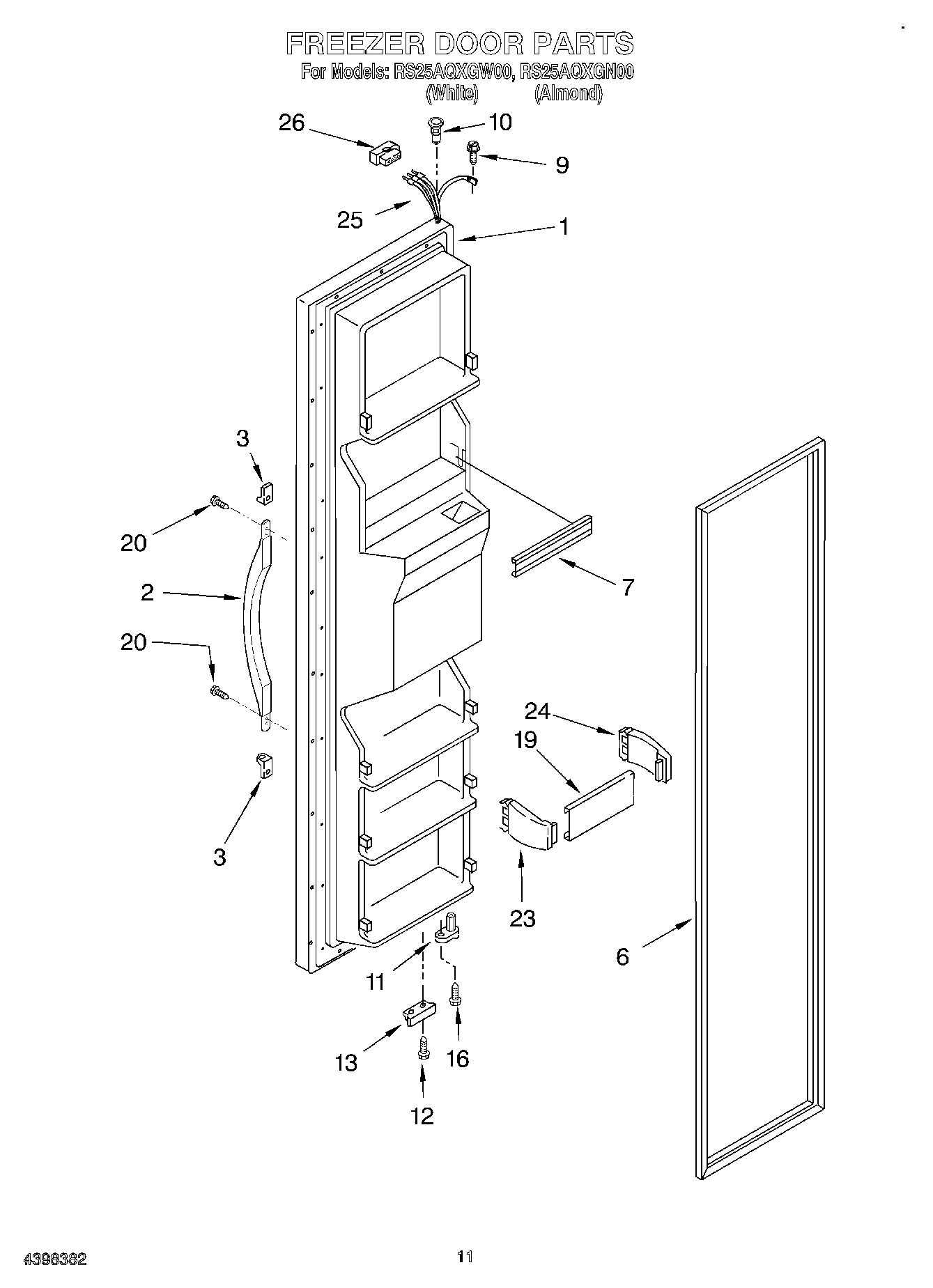 07 - FREEZER DOOR