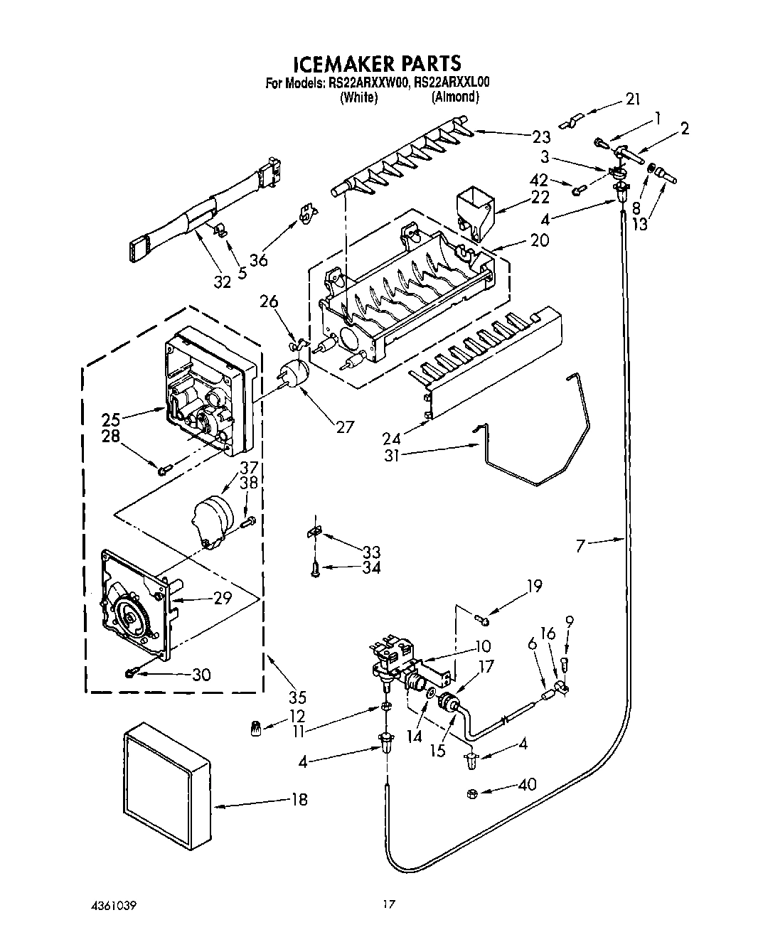12 - ICEMAKER, LIT/OPTIONAL