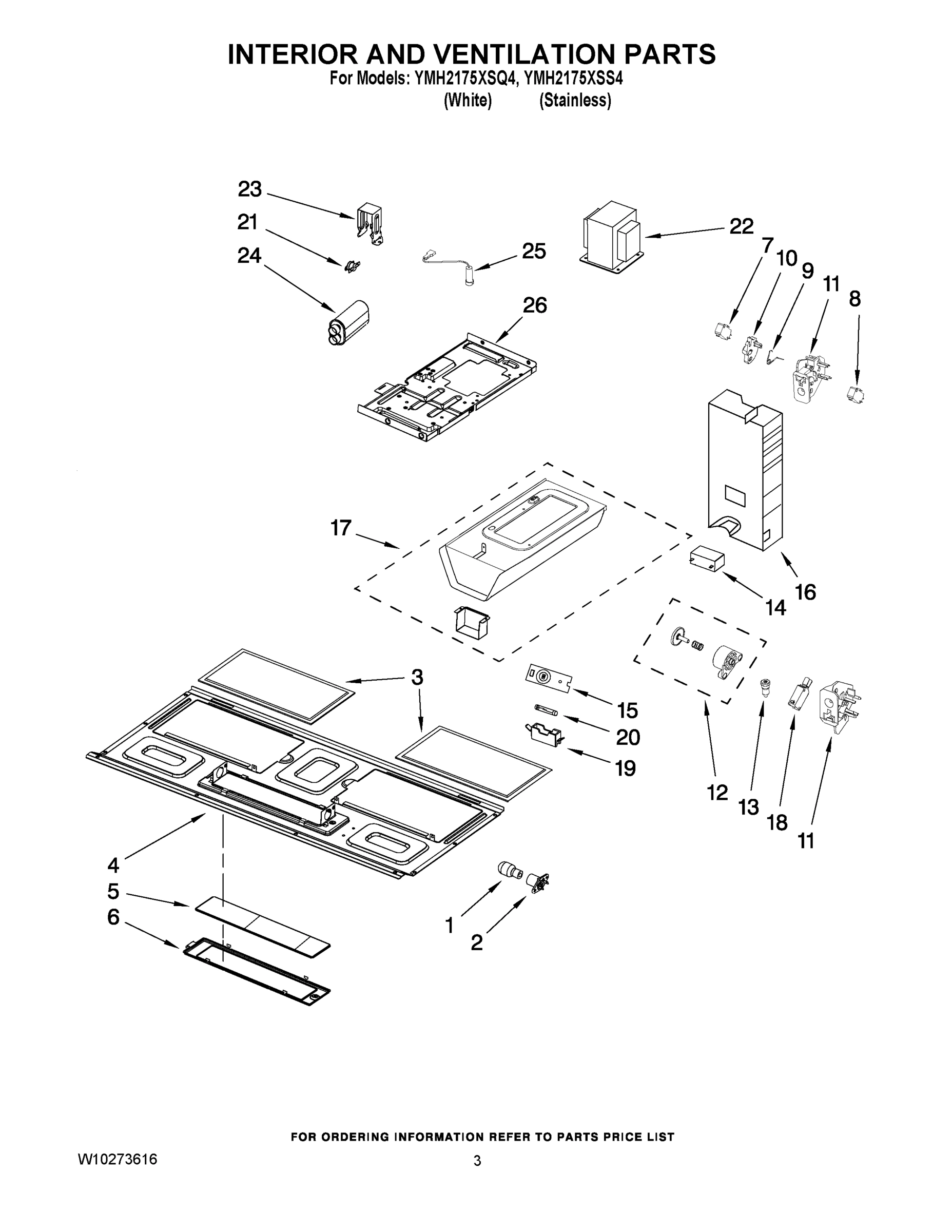 03 - INTERIOR AND VENTILATION PARTS