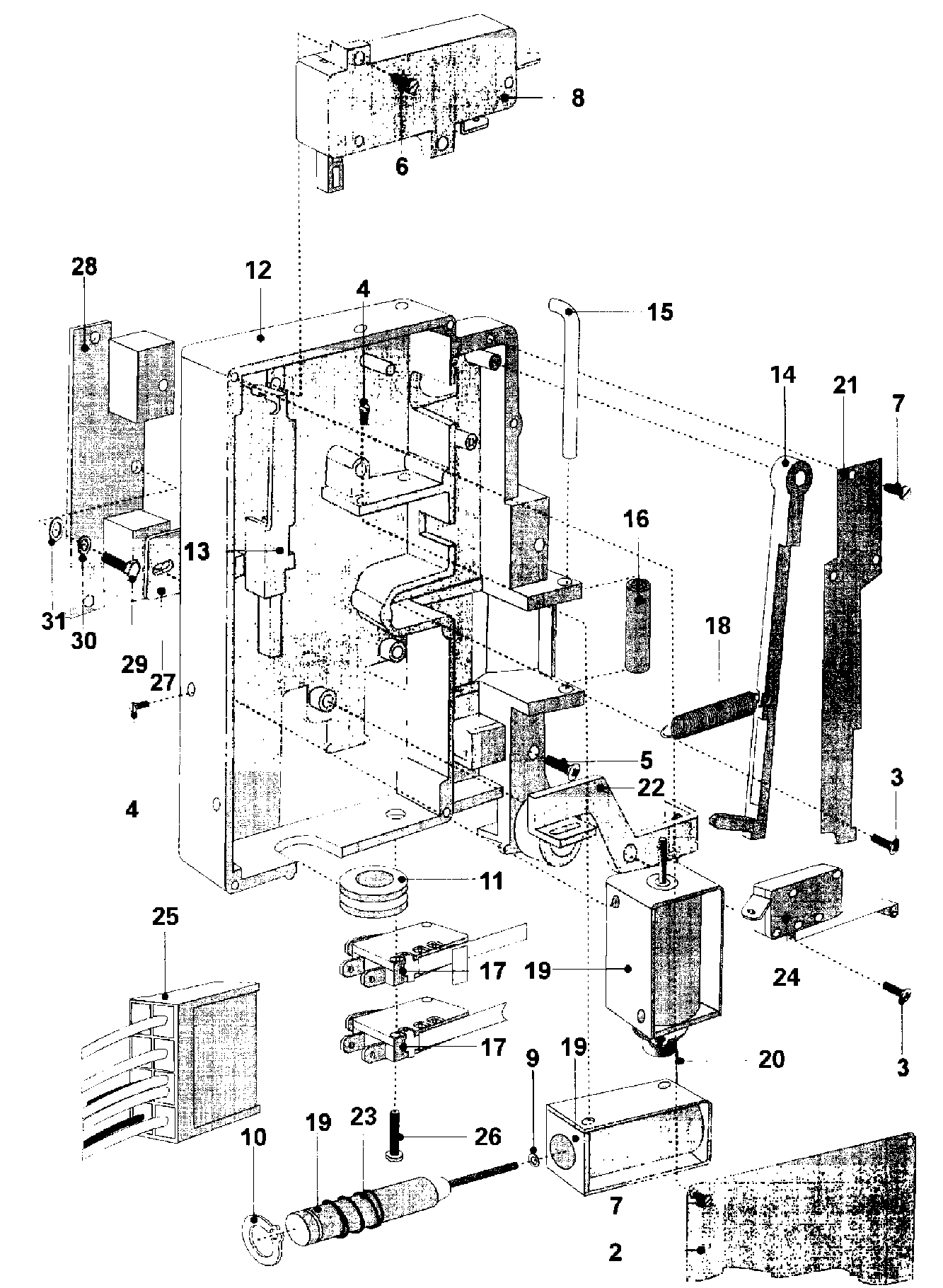 25 - DOOR LOCK ASSEMBLY (SERIES 11)