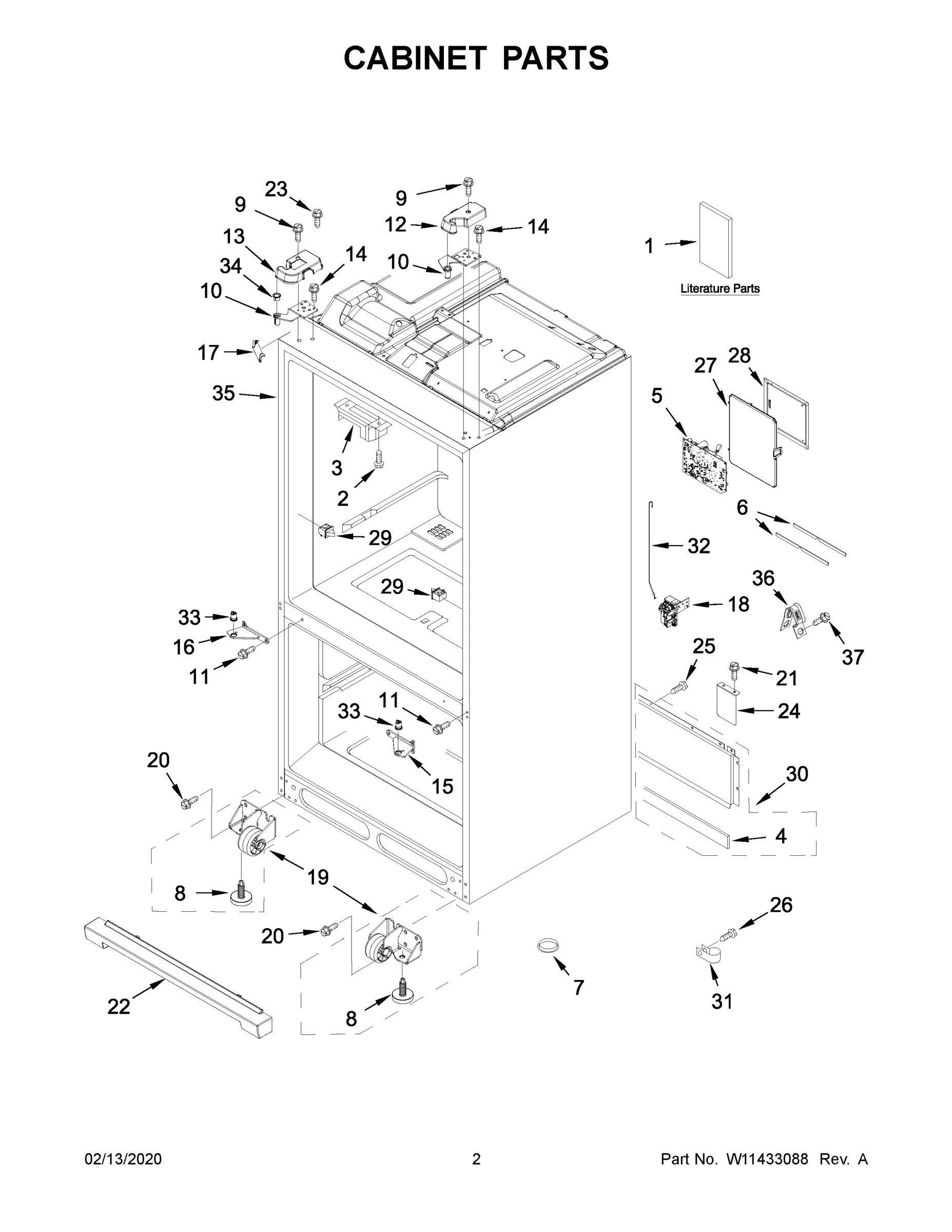 02 - CABINET PARTS