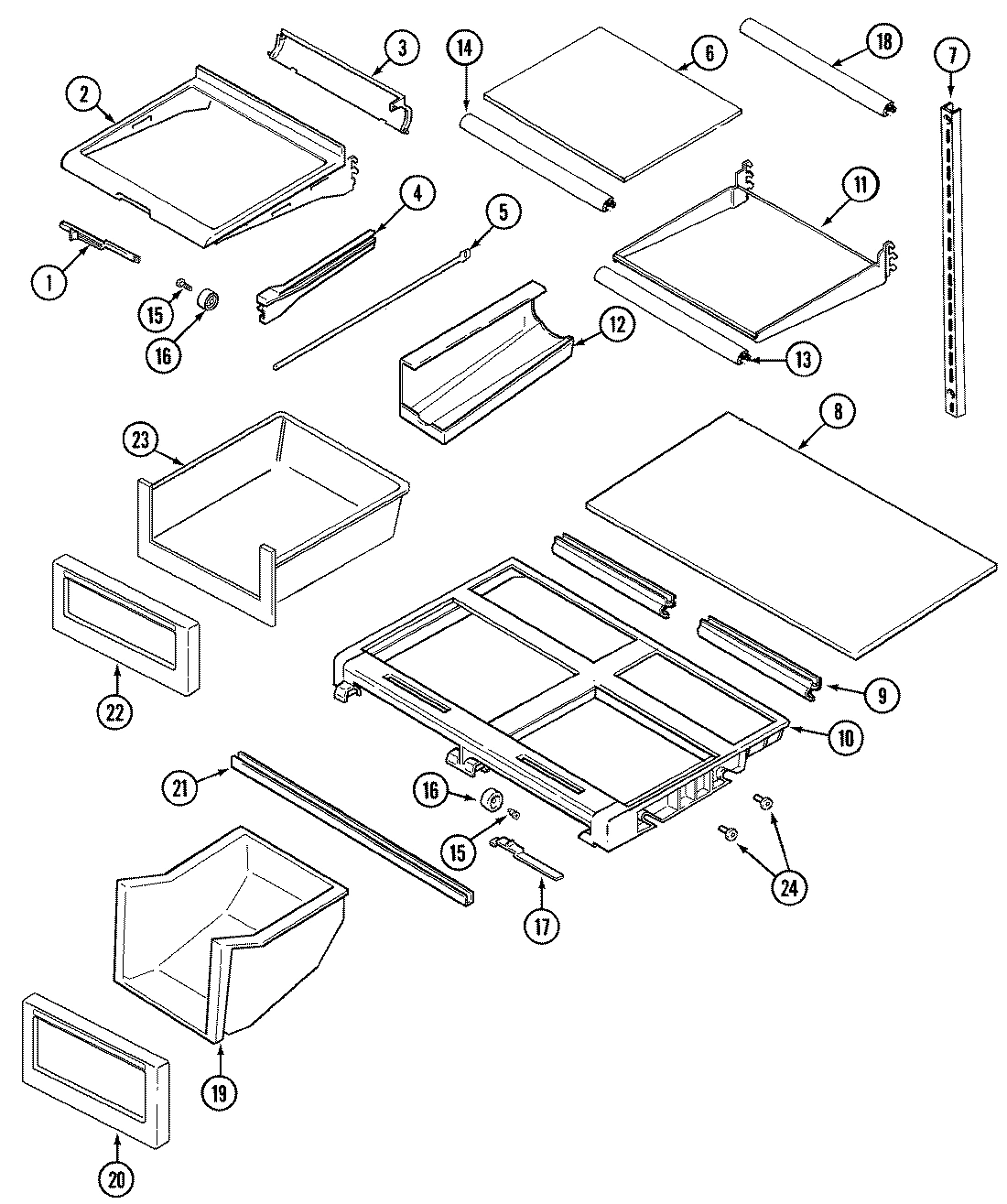 09 - SHELVES & ACCESSORIES