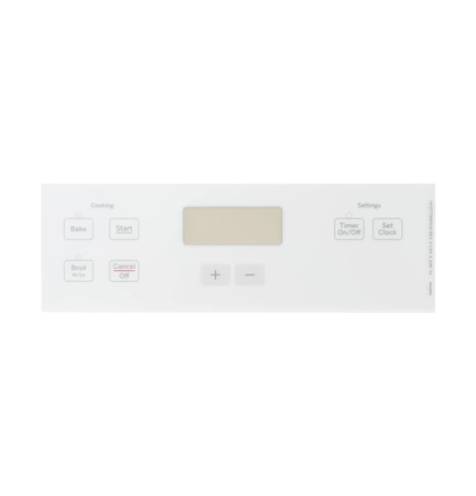 WB07X22525 GE Range Faceplate with Graphics