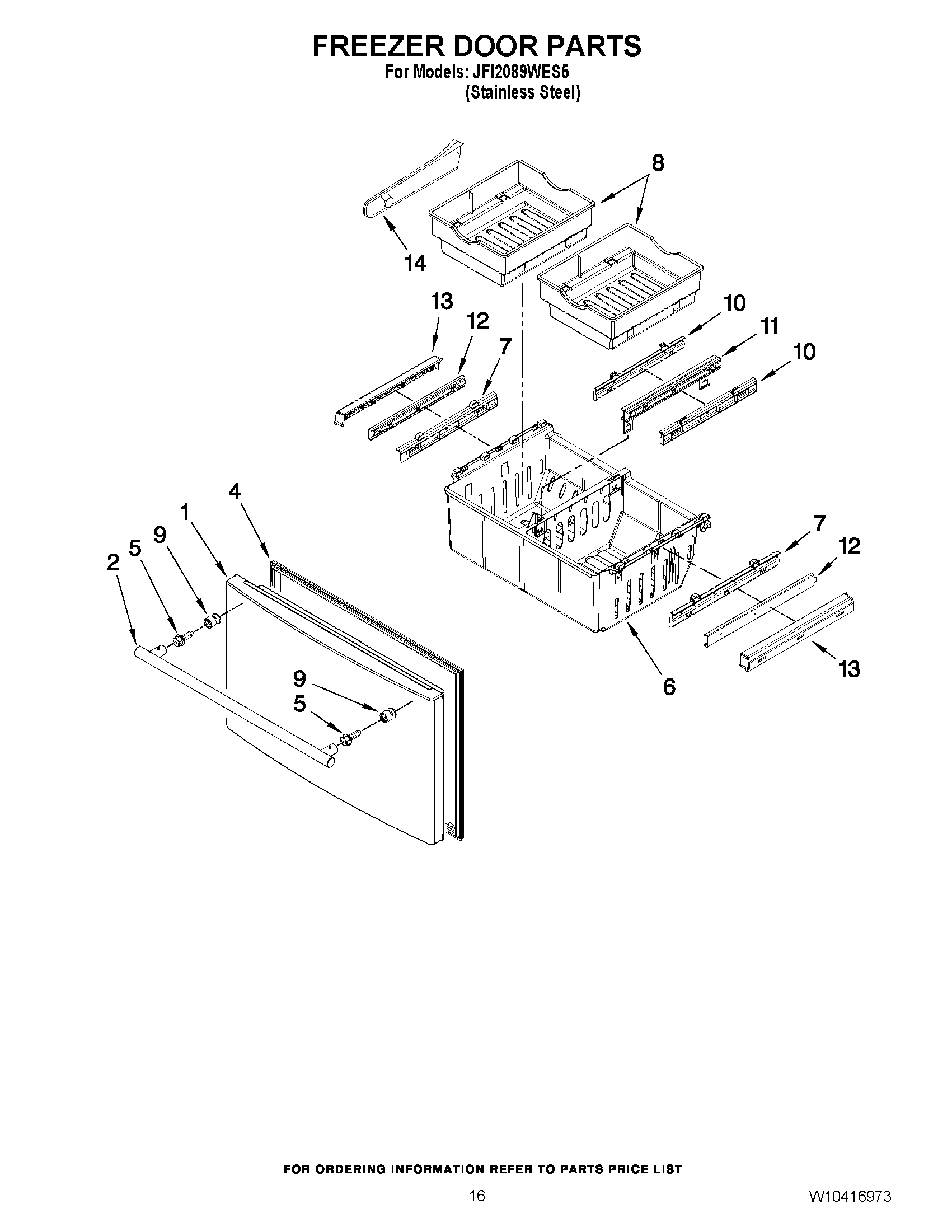 09 - FREEZER DOOR PARTS