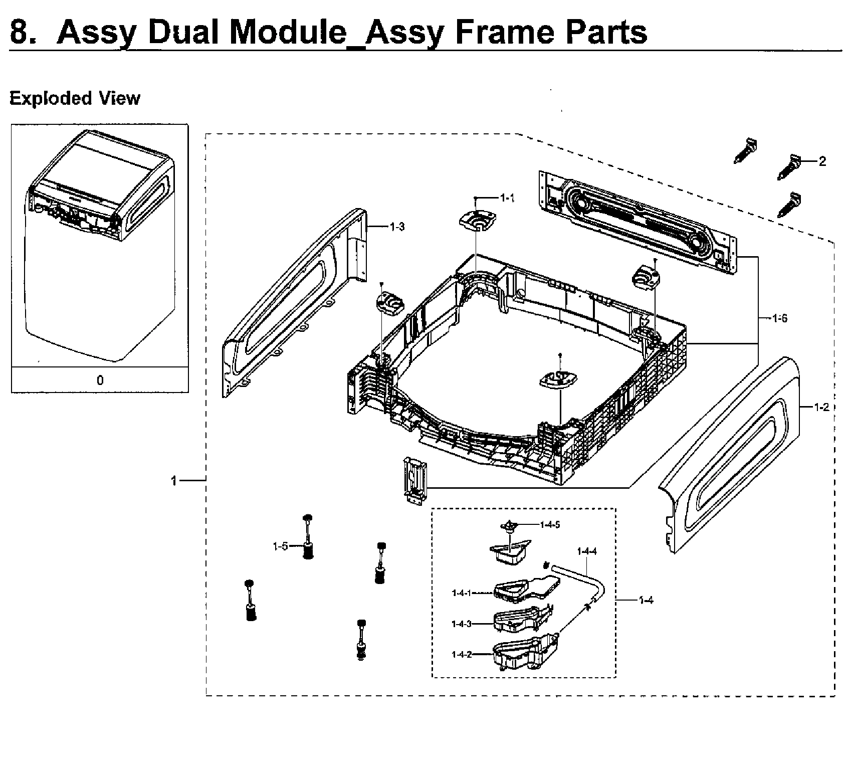 Dual Module Frame Parts