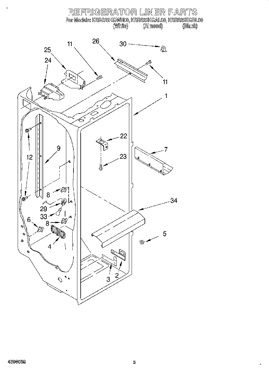 02 - REFRIGERATOR LINER