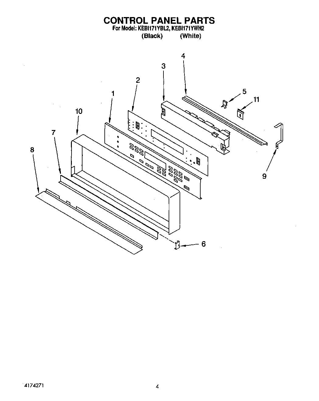 02 - CONTROL PANEL, LIT/OPTIONAL