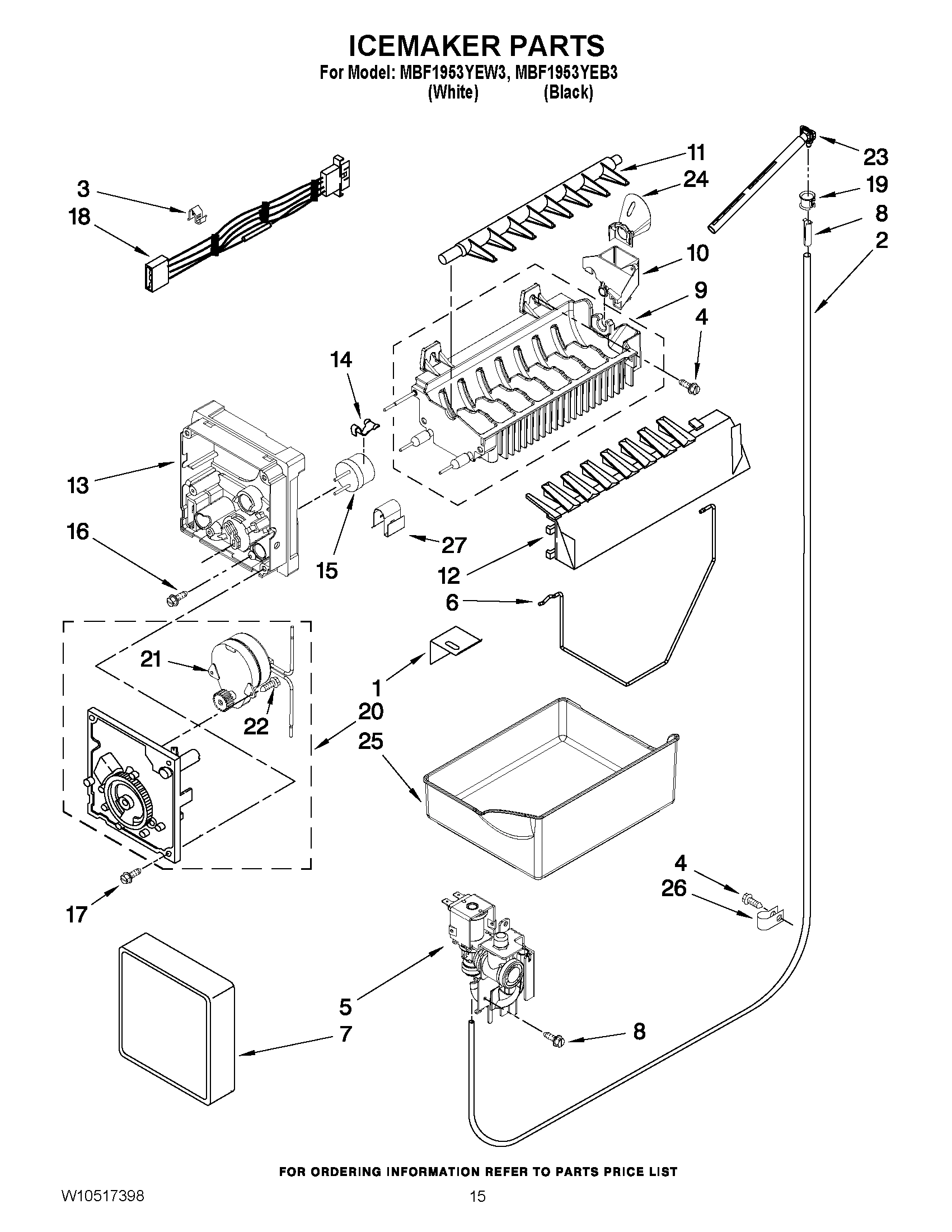 08 - ICEMAKER PARTS