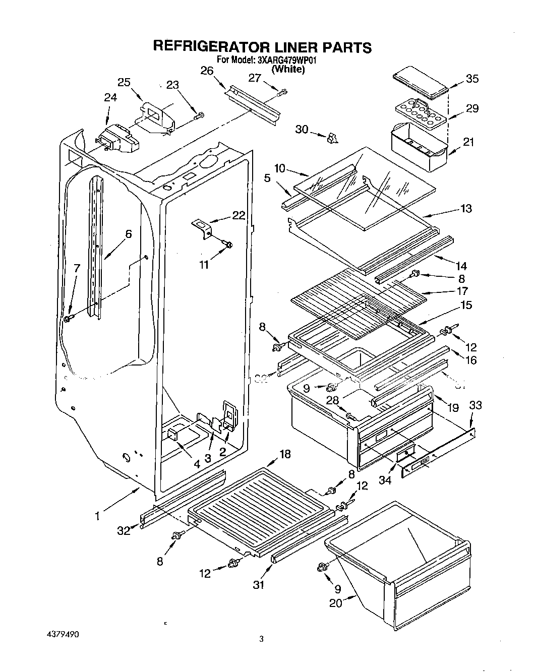 02 - REFRIGERATOR LINER