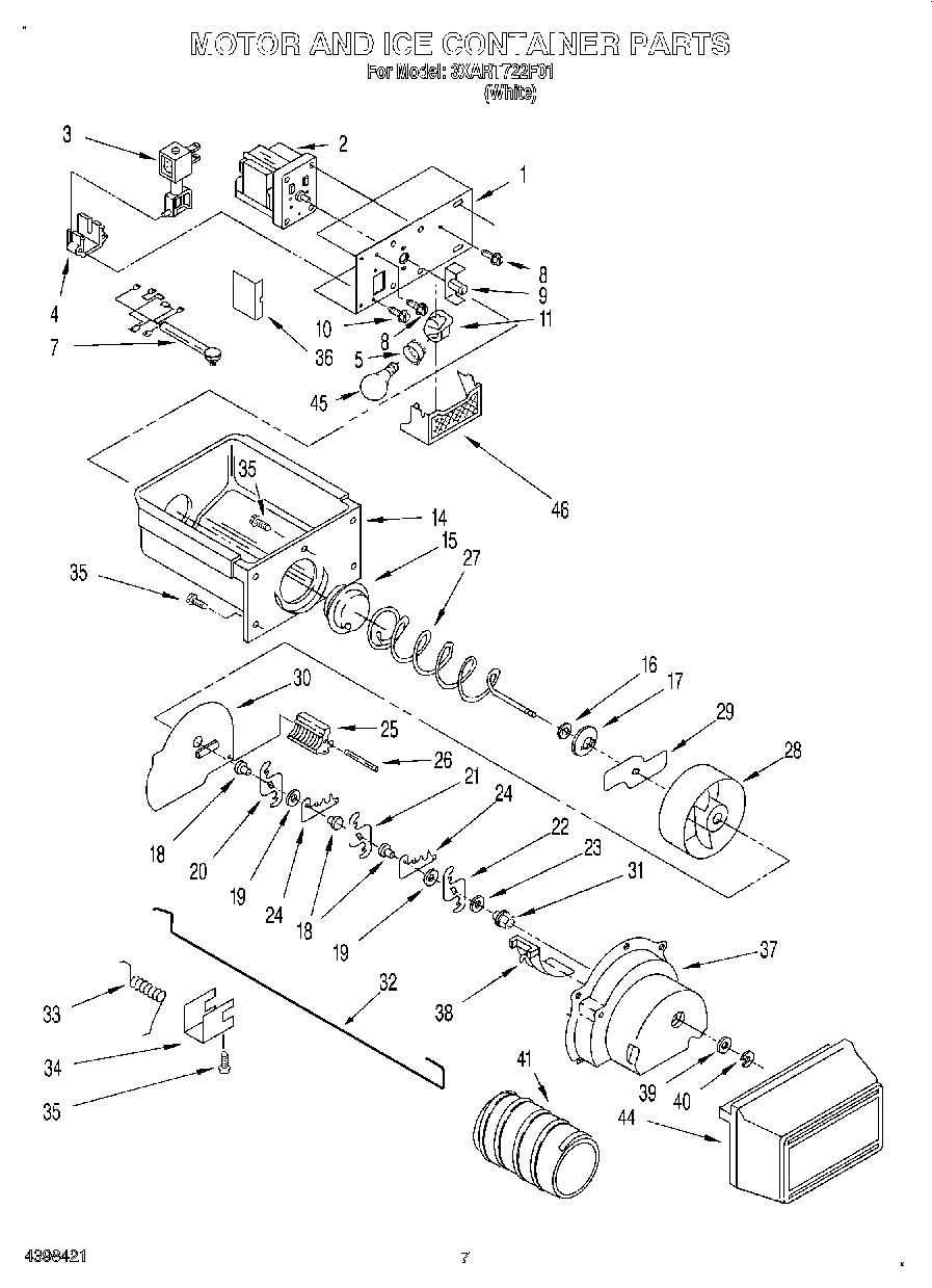 06 - MOTOR AND ICE CONTAINER