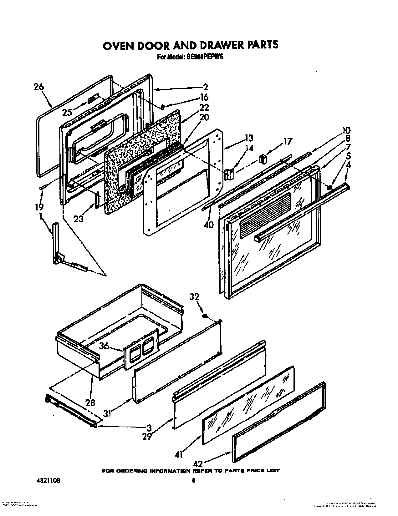 06 - OVEN DOOR AND DRAWER