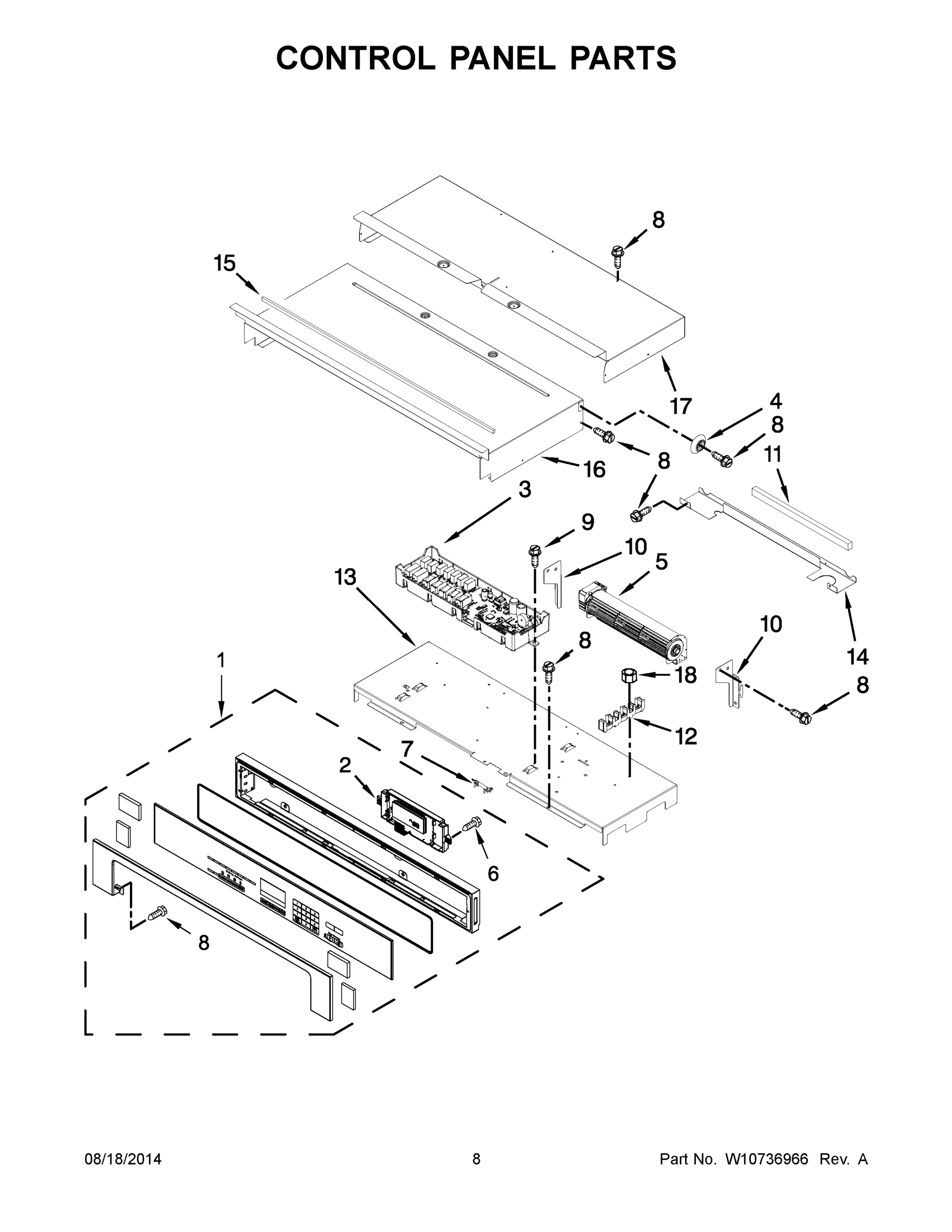 05 - CONTROL PANEL PARTS