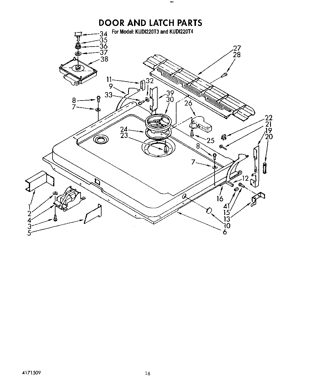 13 - DOOR AND LATCH