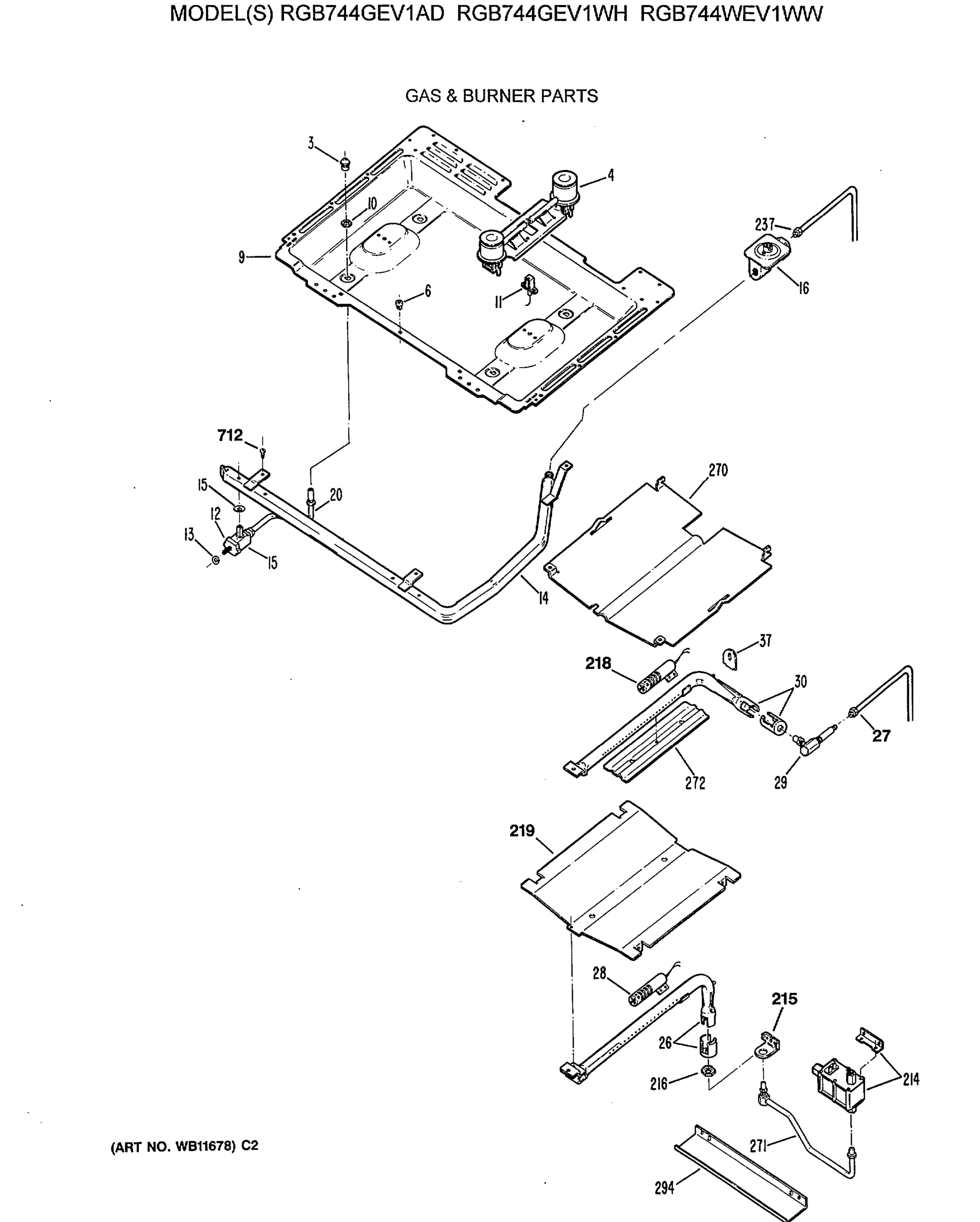 GAS & BURNER PARTS