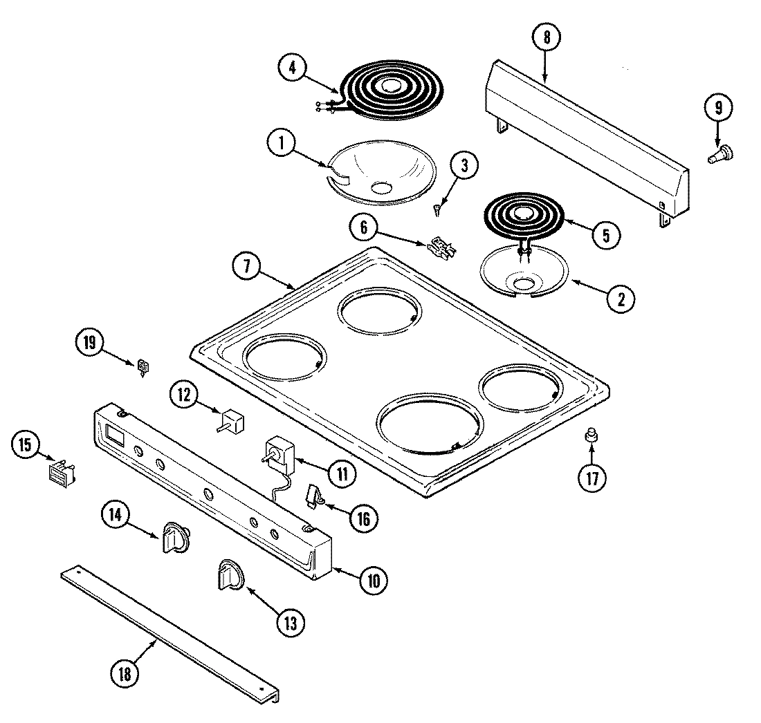 04 - TOP ASSEMBLY/CONTROL PANEL