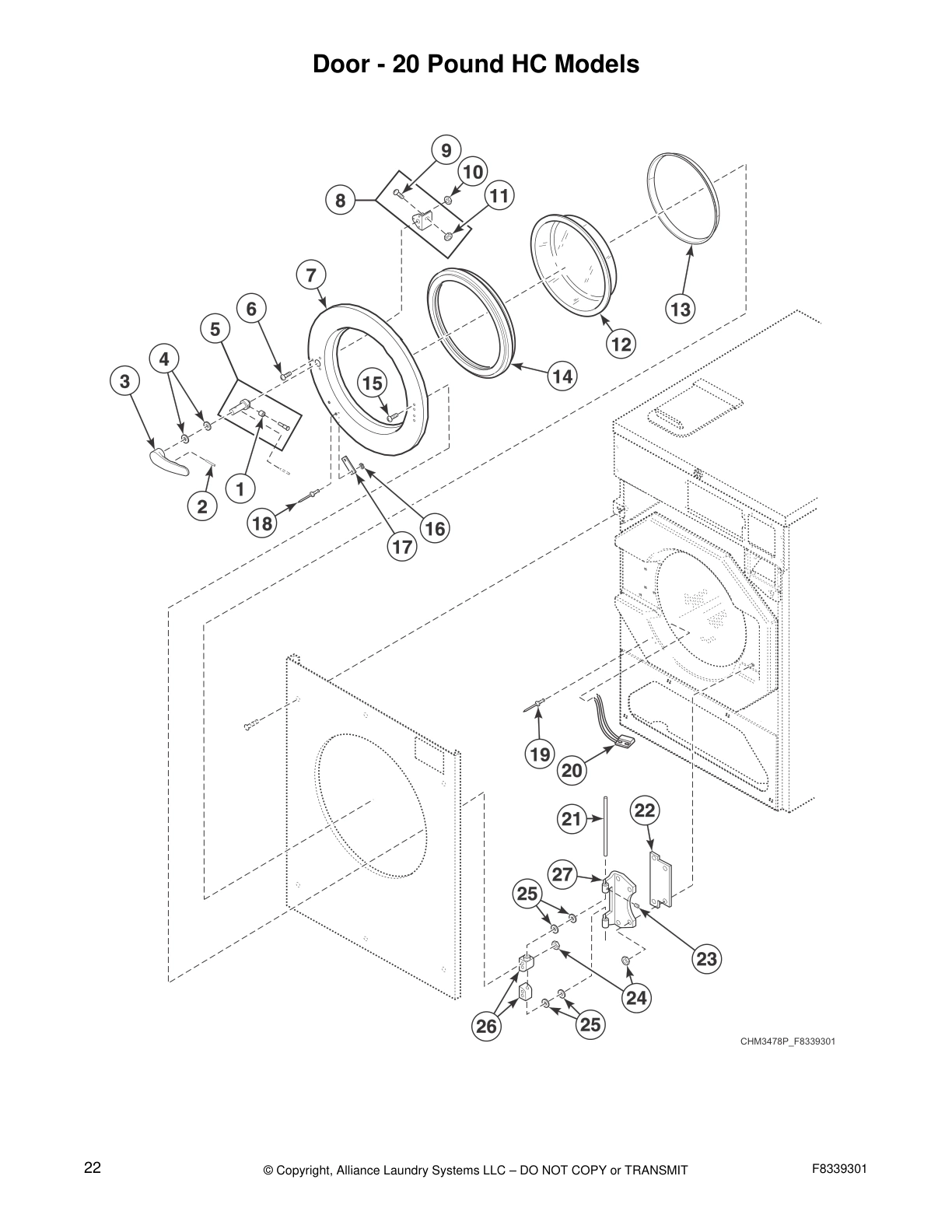 Door - 20 Pound HC Models