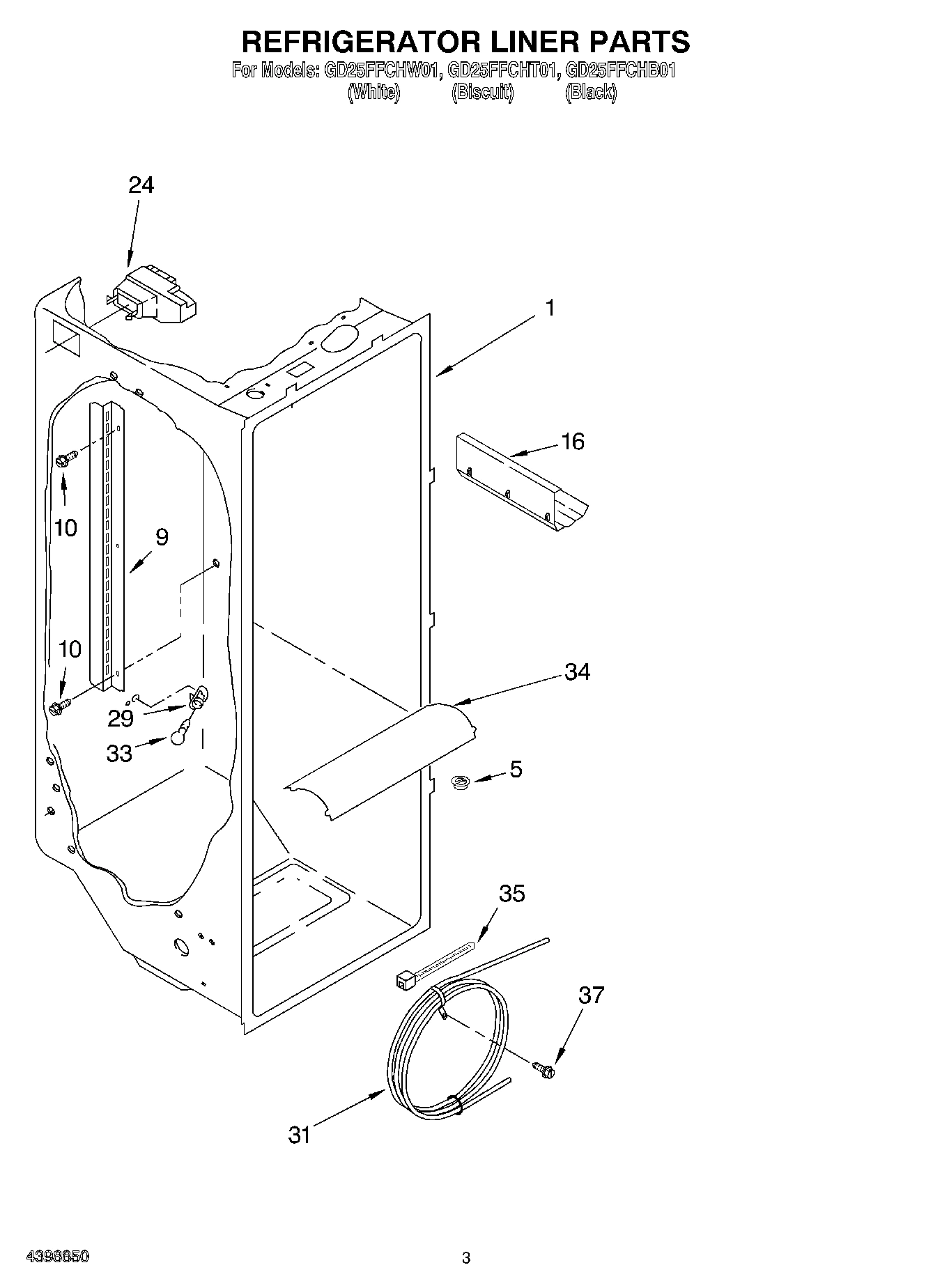 02 - REFRIGERATOR LINER