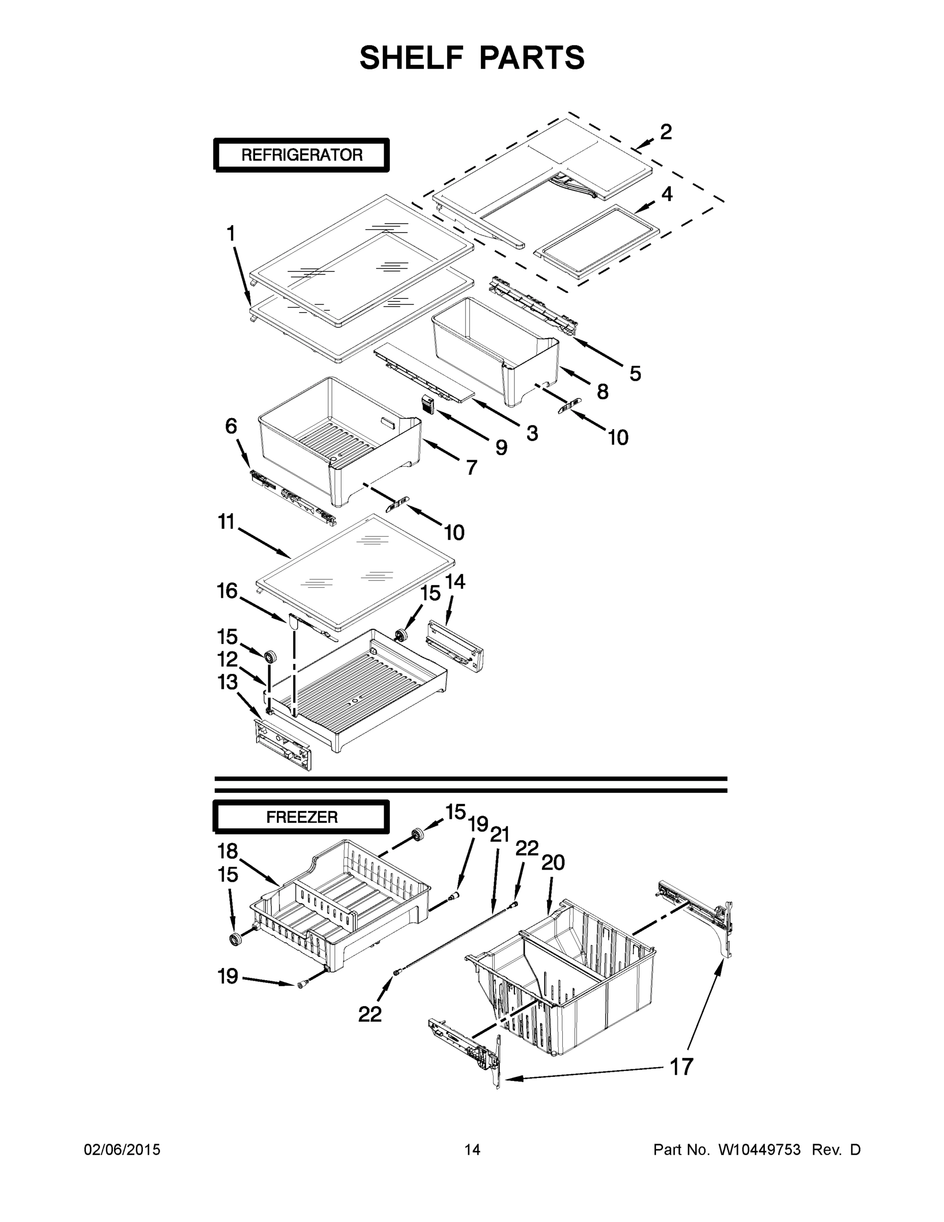 08 - SHELF PARTS