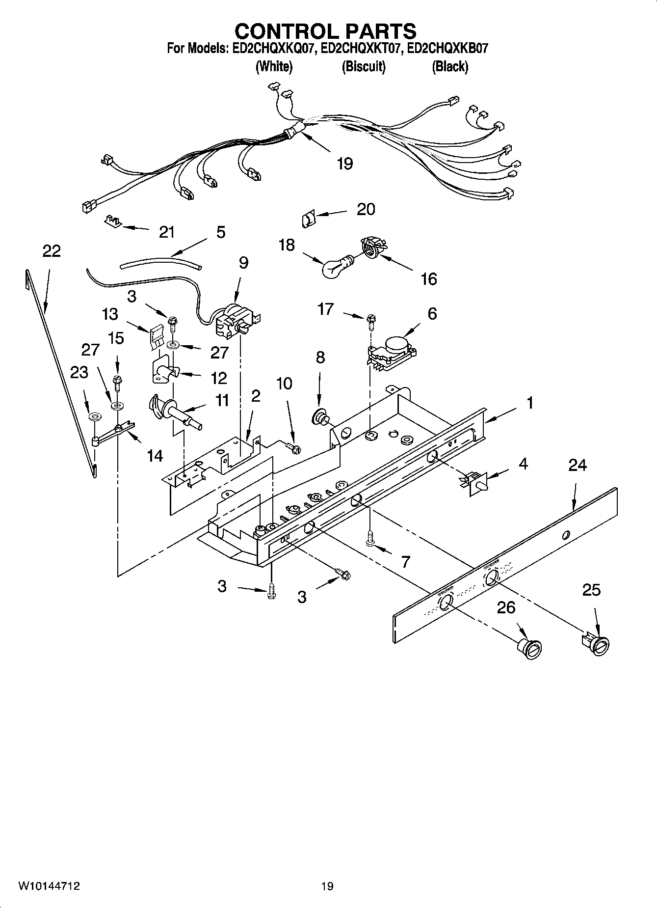 12 - CONTROL PARTS, OPTIONAL PARTS