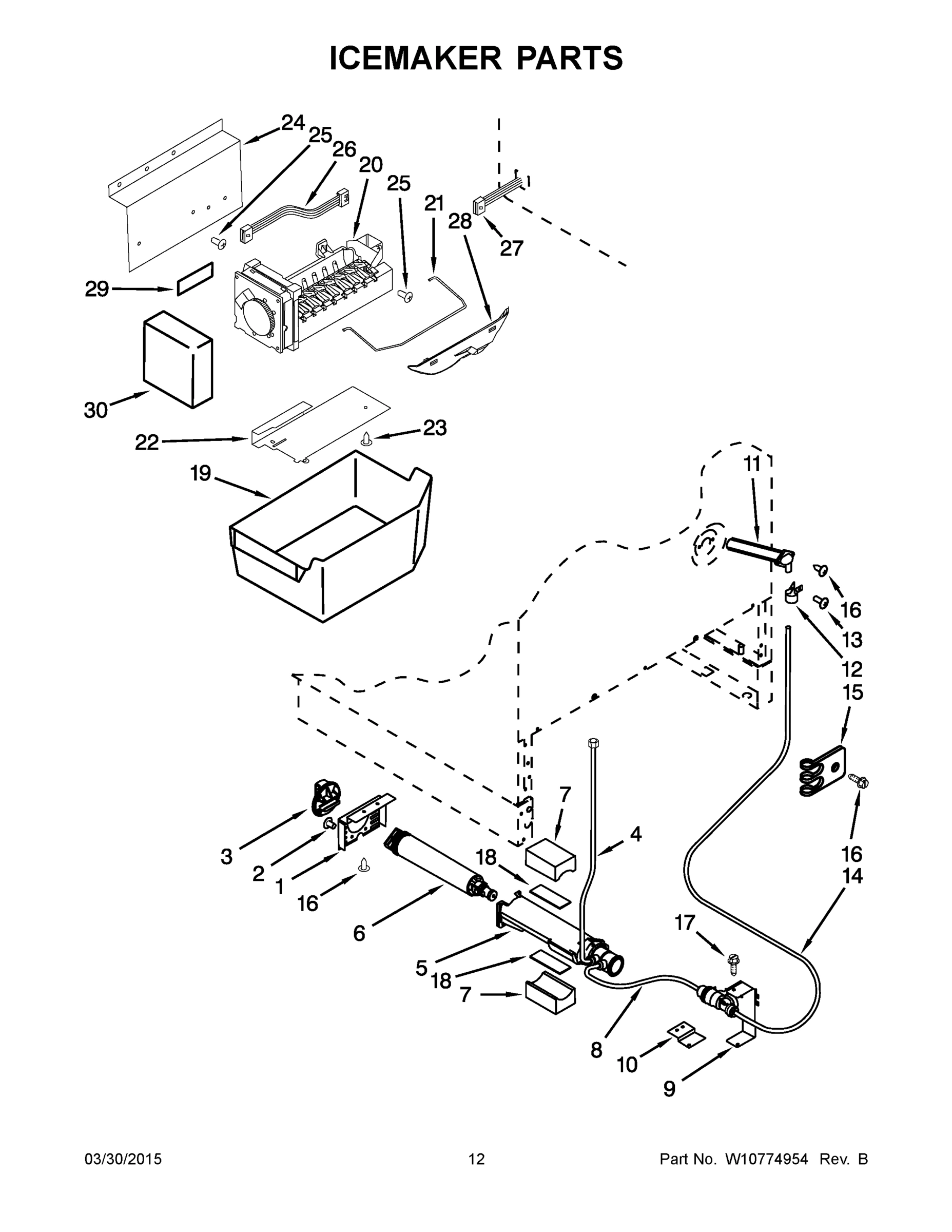 07 - ICEMAKER PARTS