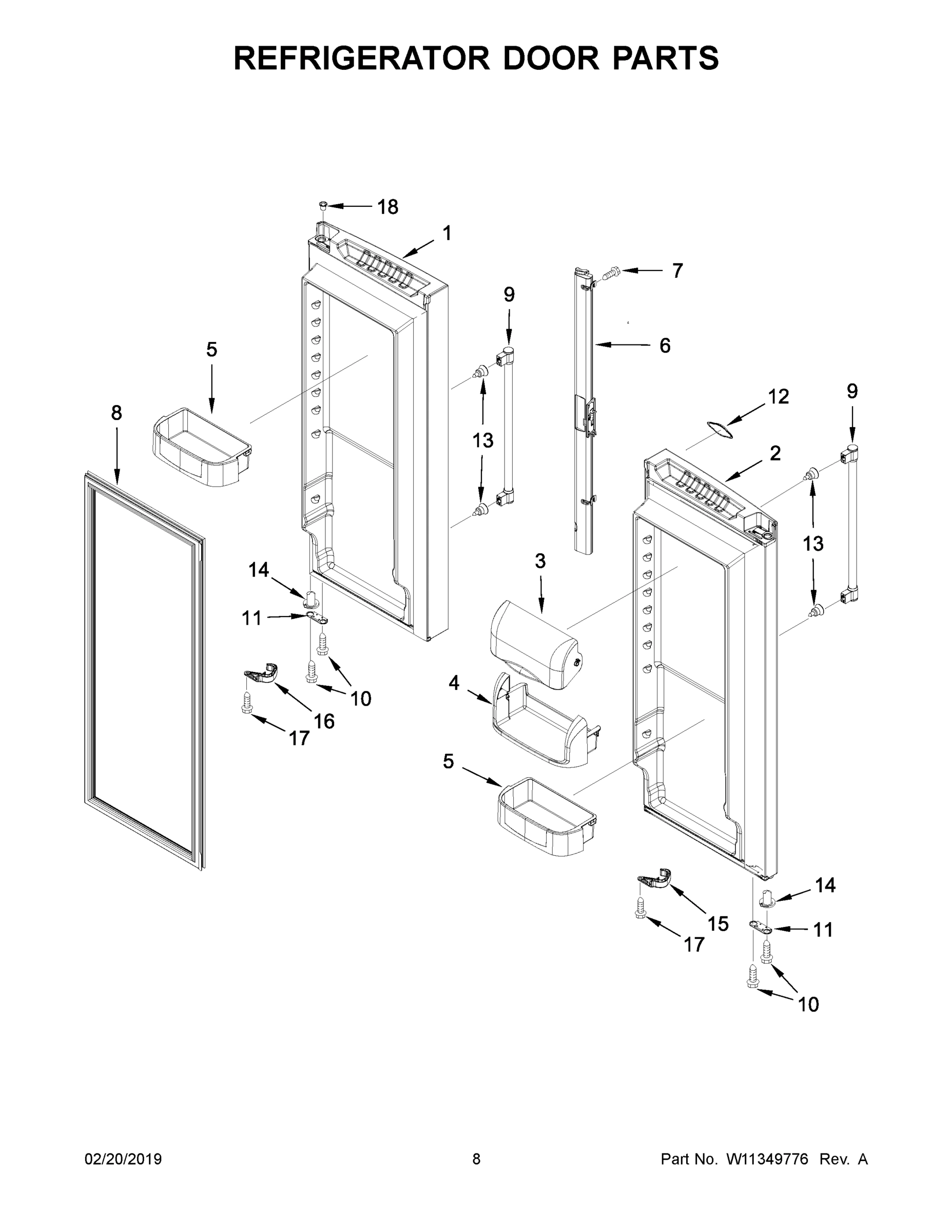 05 - REFRIGERATOR DOOR PARTS