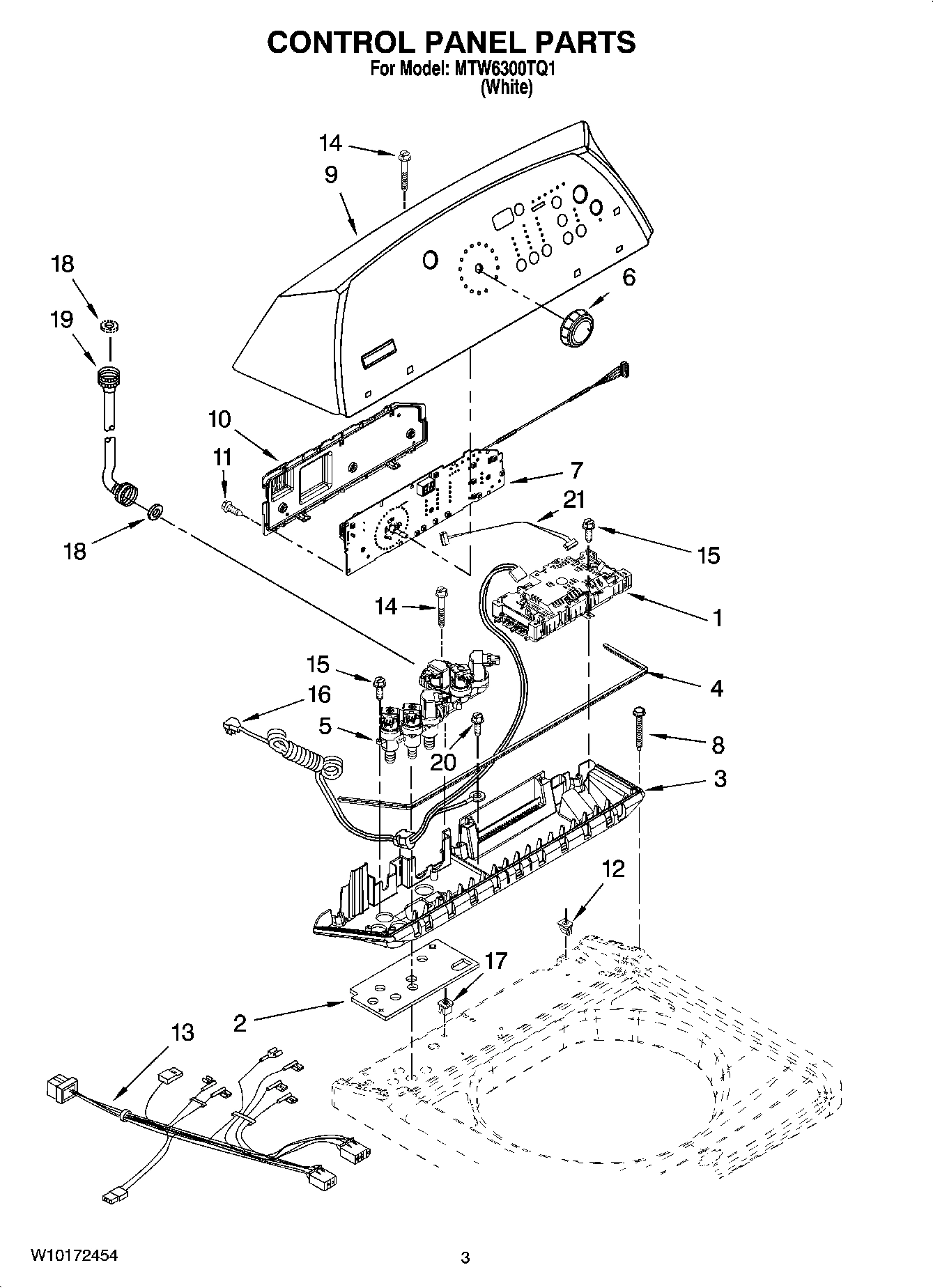 02 - CONTROL PANEL PARTS