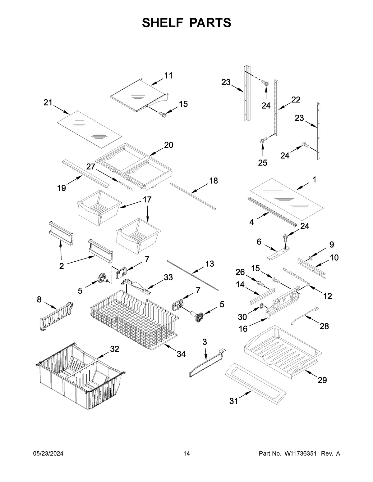 08 - SHELF PARTS