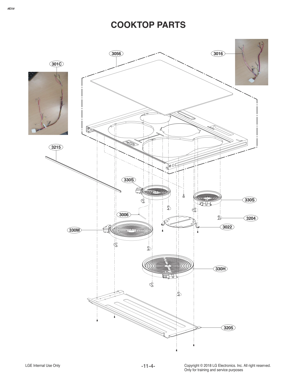 COOKTOP PARTS