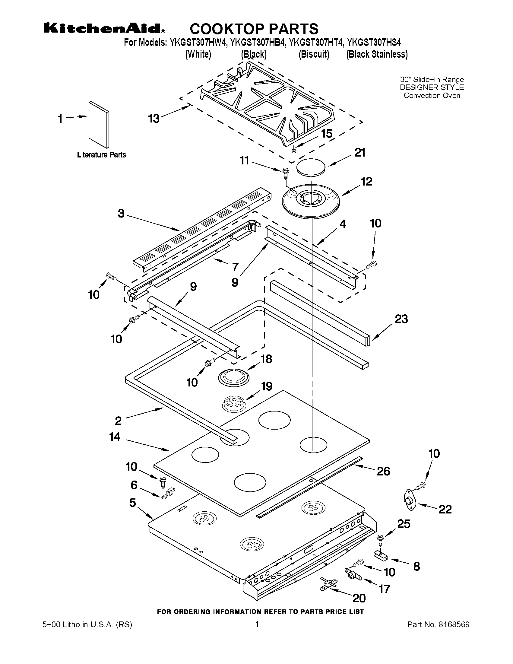 01 - COOKTOP PARTS
