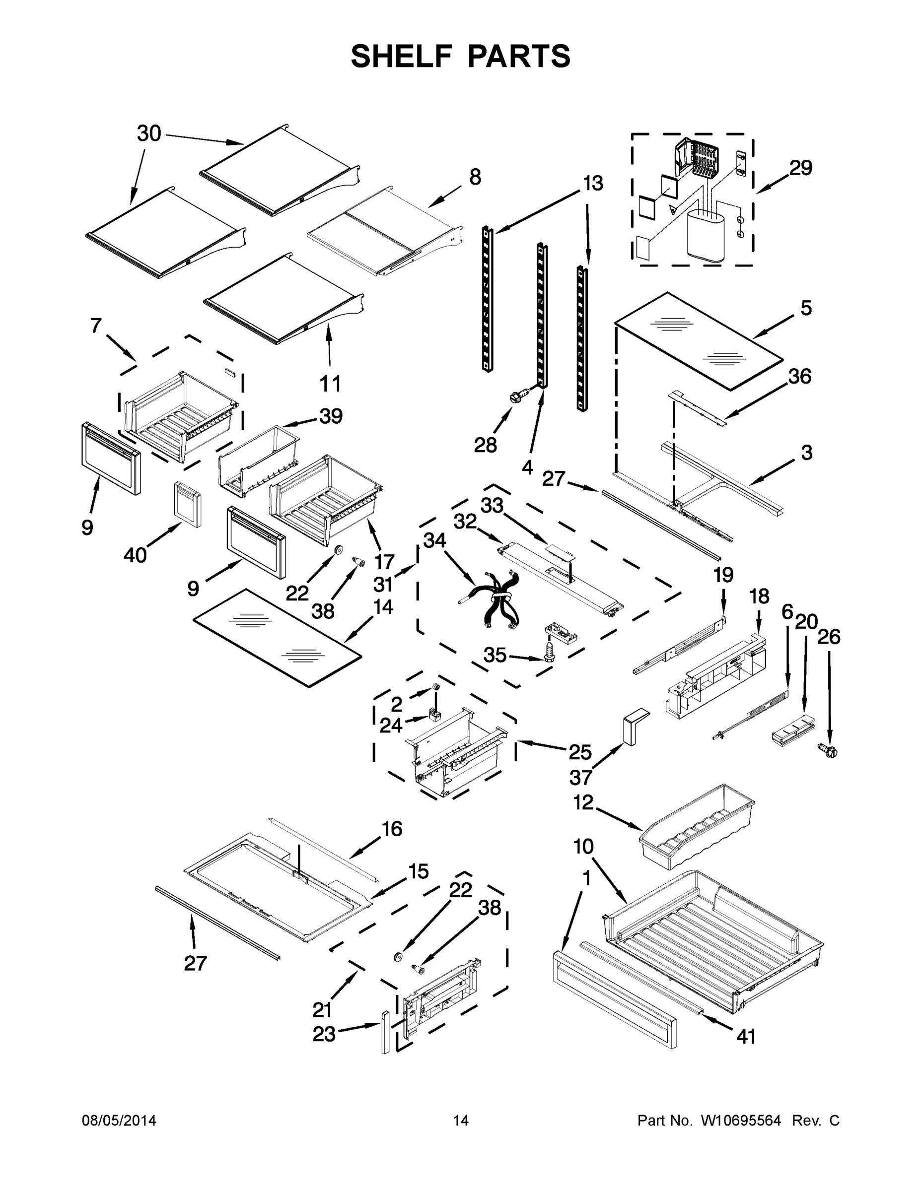 08 - SHELF PARTS