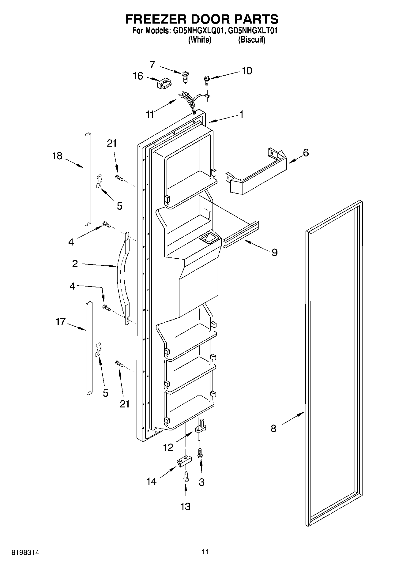 07 - FREEZER DOOR
