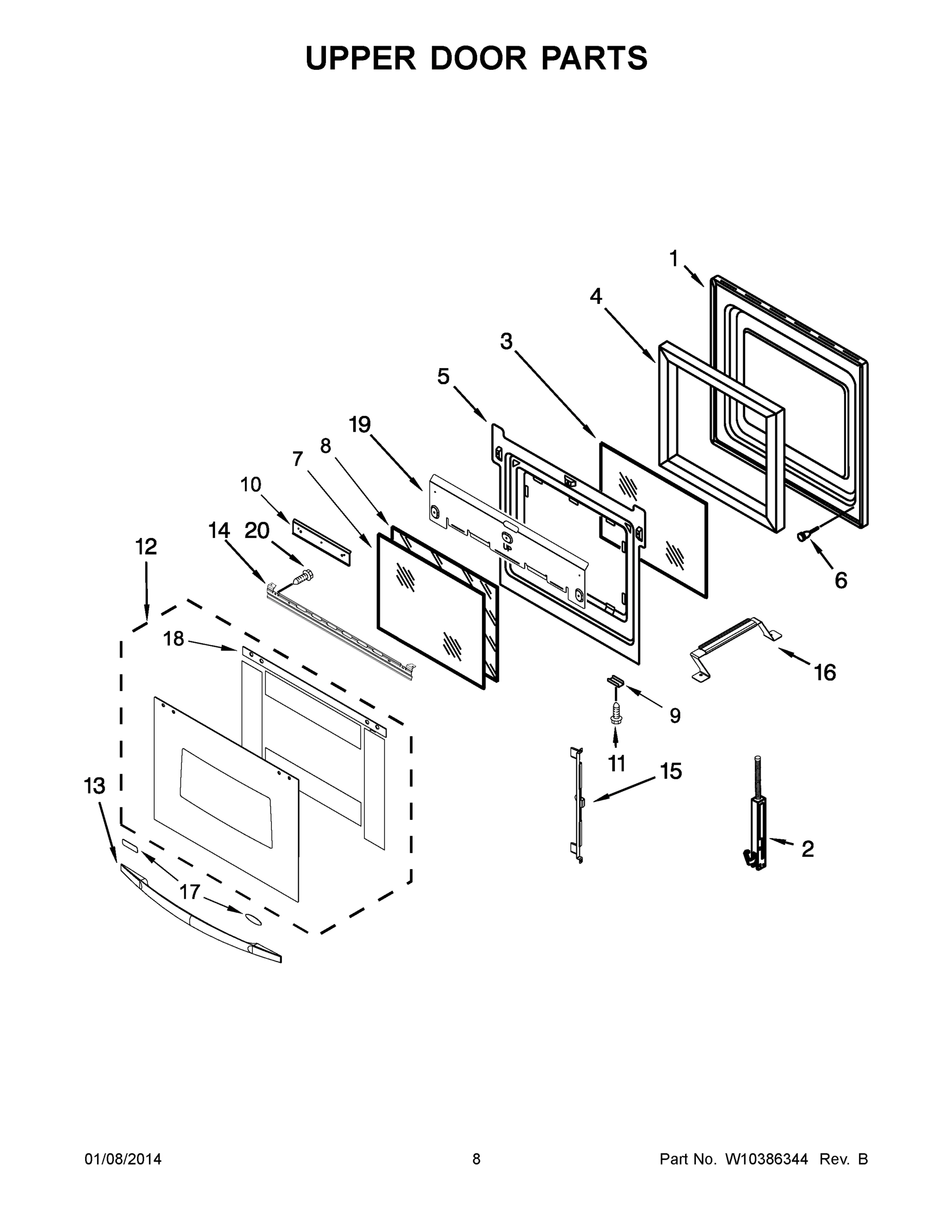05 - UPPER DOOR PARTS