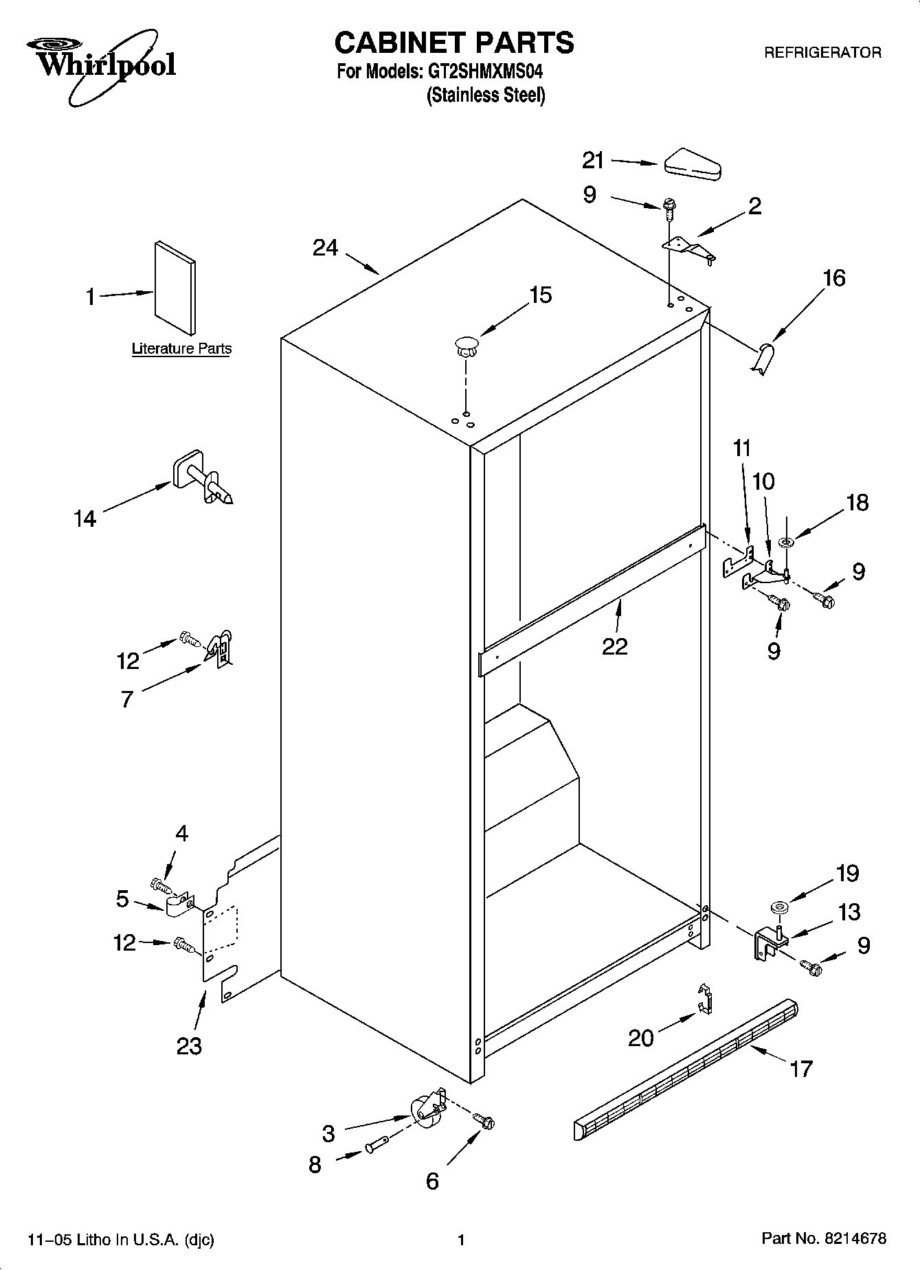 01 - CABINET PARTS