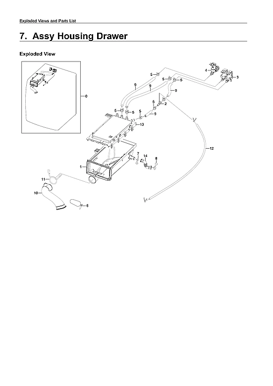 Drawer Housing Parts
