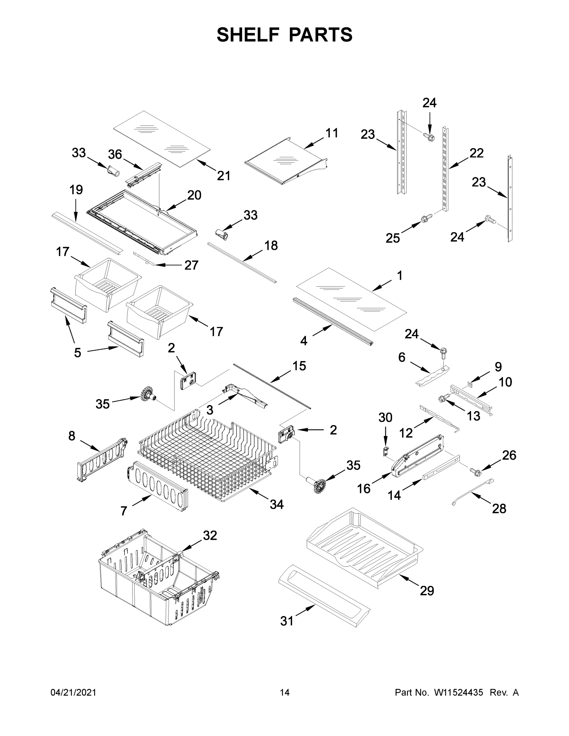 08 - SHELF PARTS