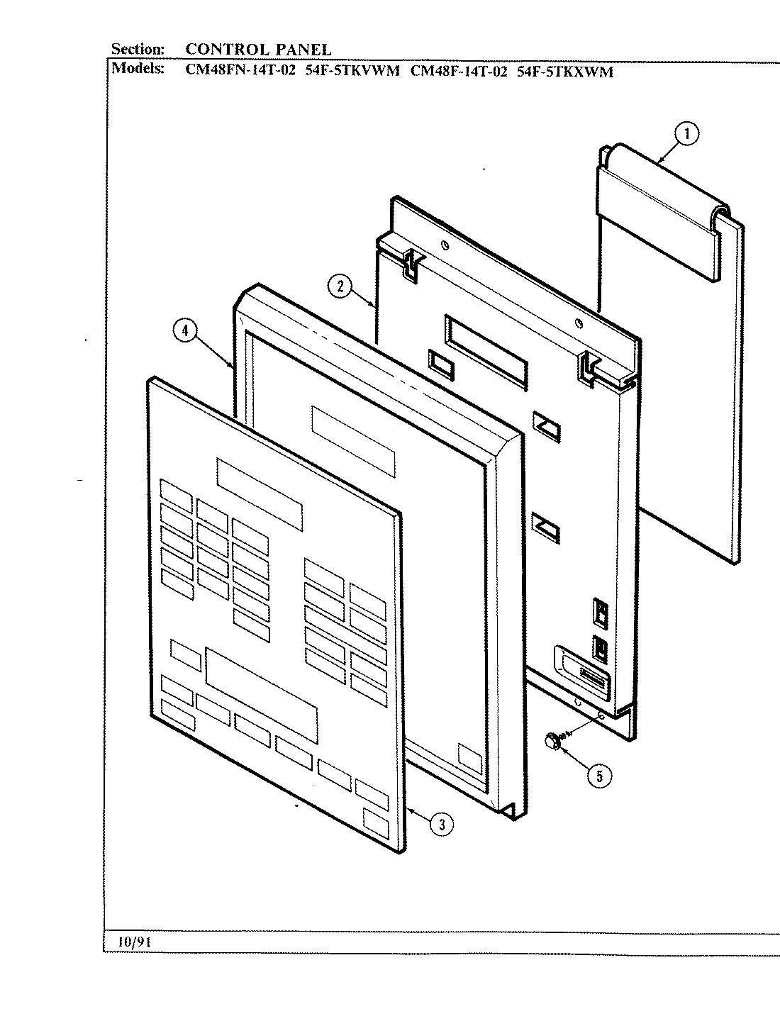 03 - CONTROL PANEL (CM48F-14T-02)