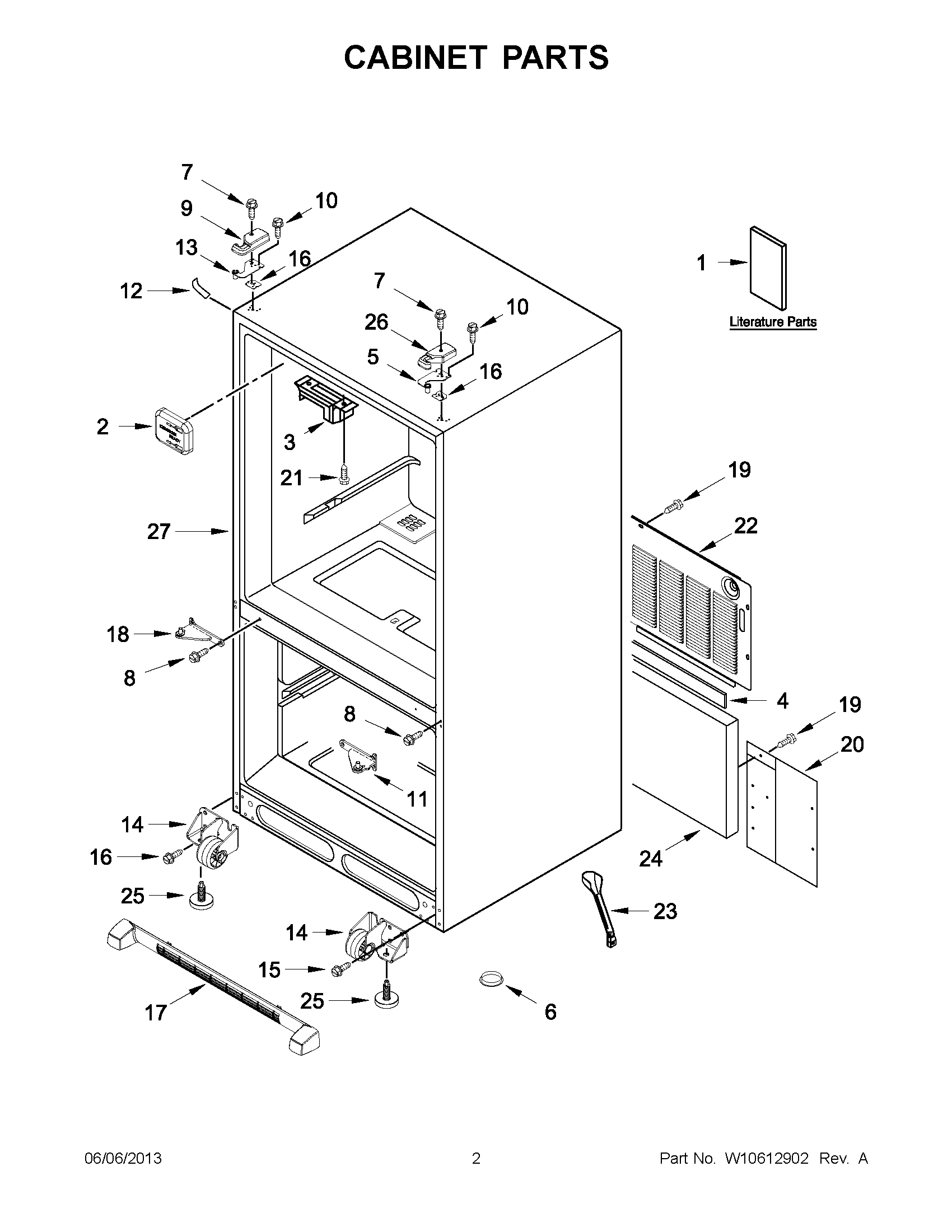 01 - CABINET PARTS