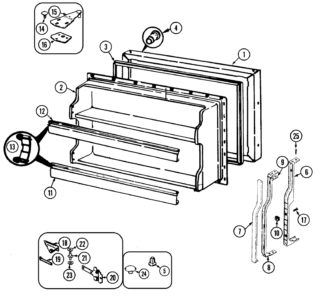 02 - FREEZER DOOR