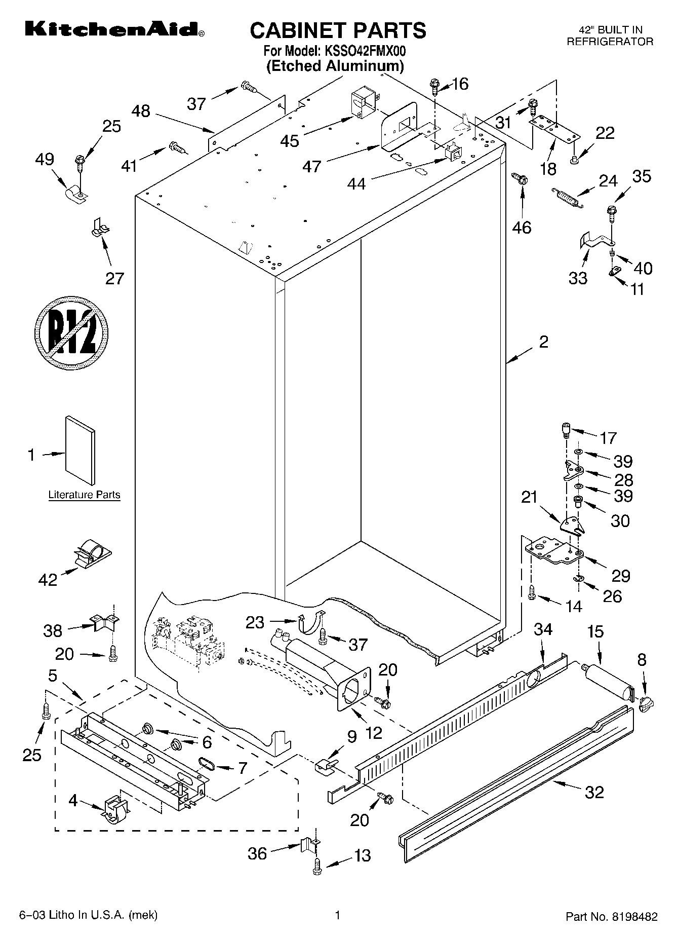 01 - CABINET PARTS