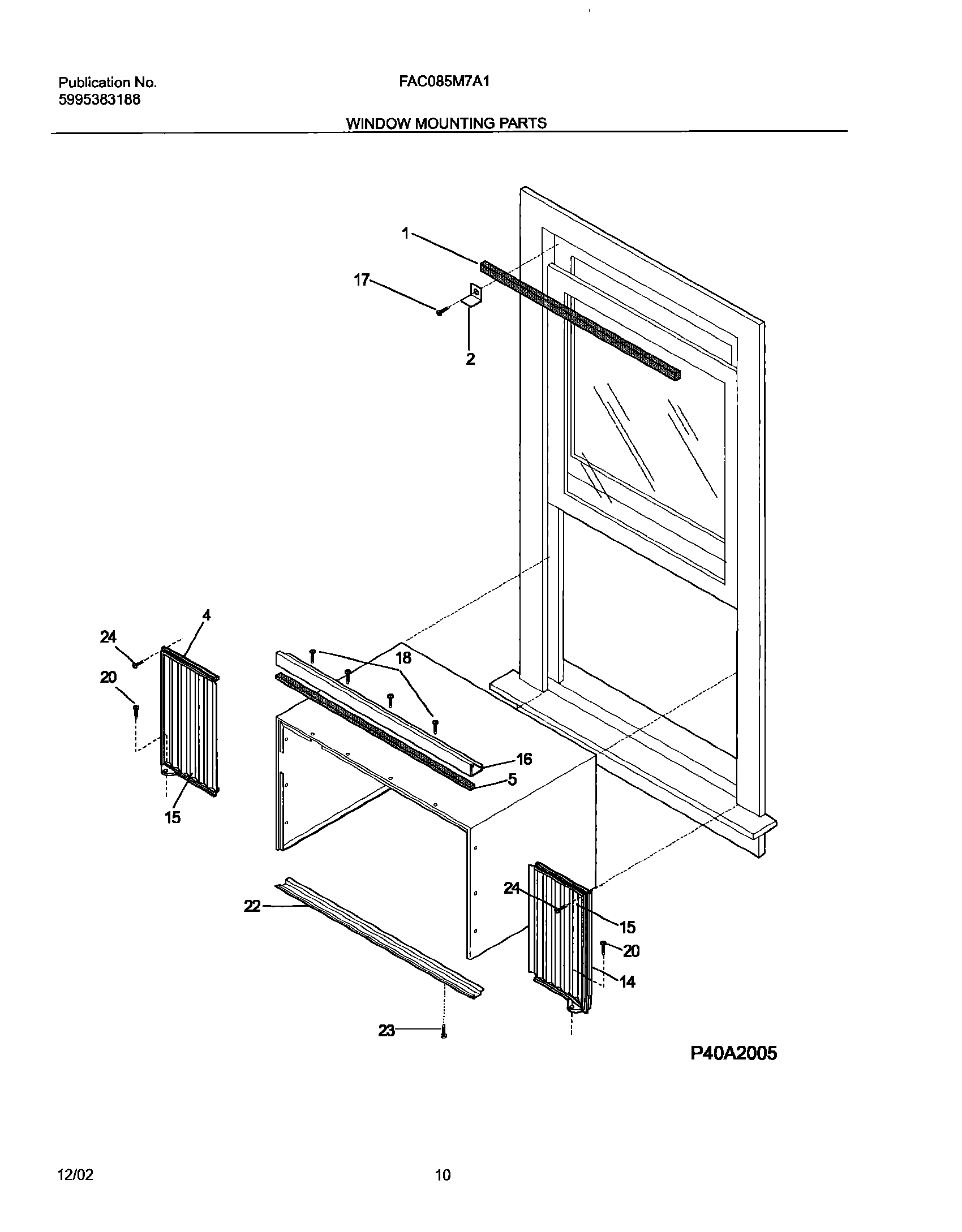 11 - WINDOW MOUNTING PARTS