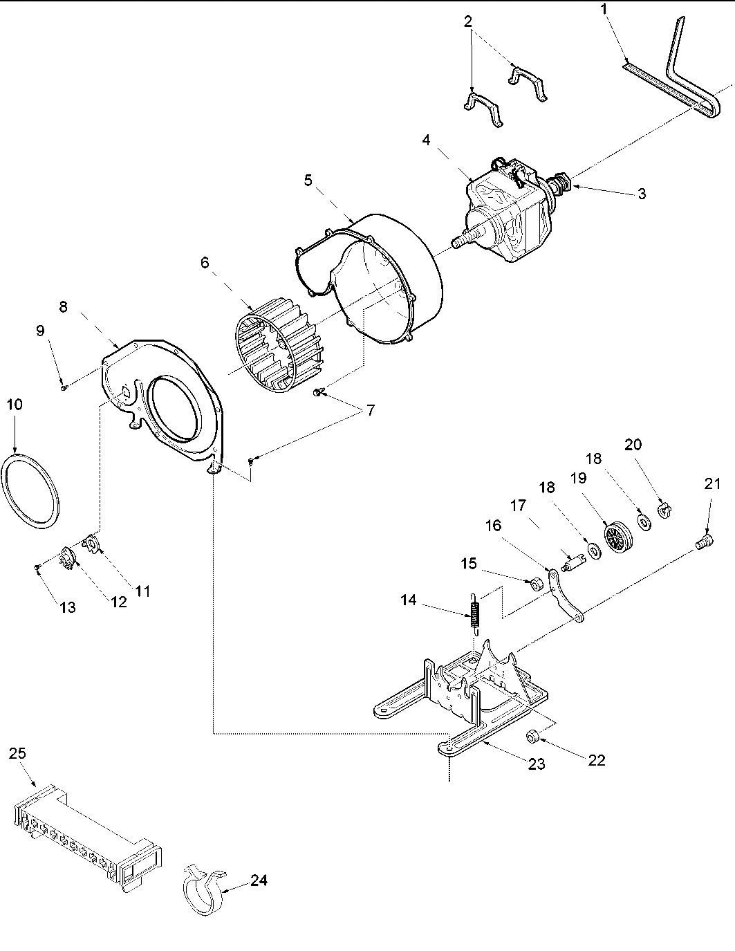 05 - Motor and Fan Assembly