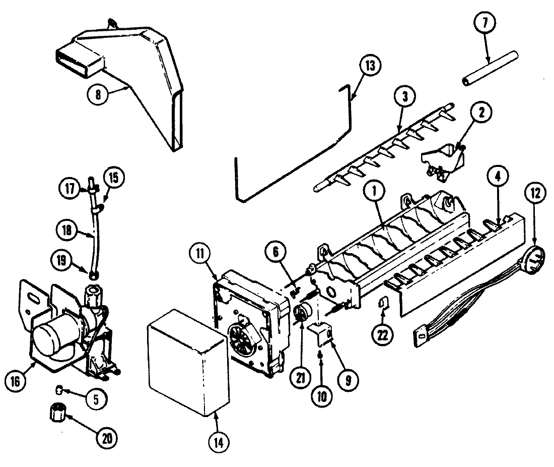04 - OPTIONAL ICE MAKER KIT (RAE3100AAX)