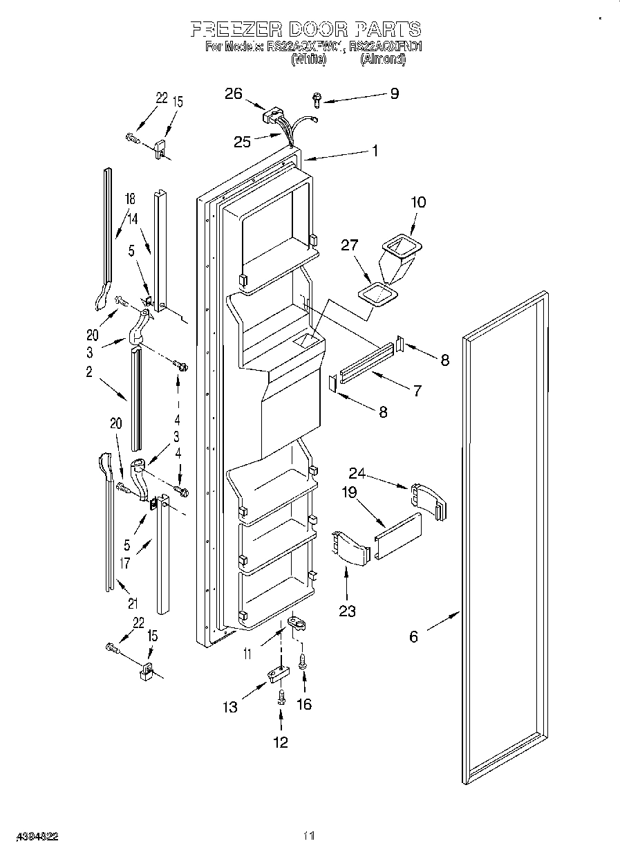 07 - FREEZER DOOR