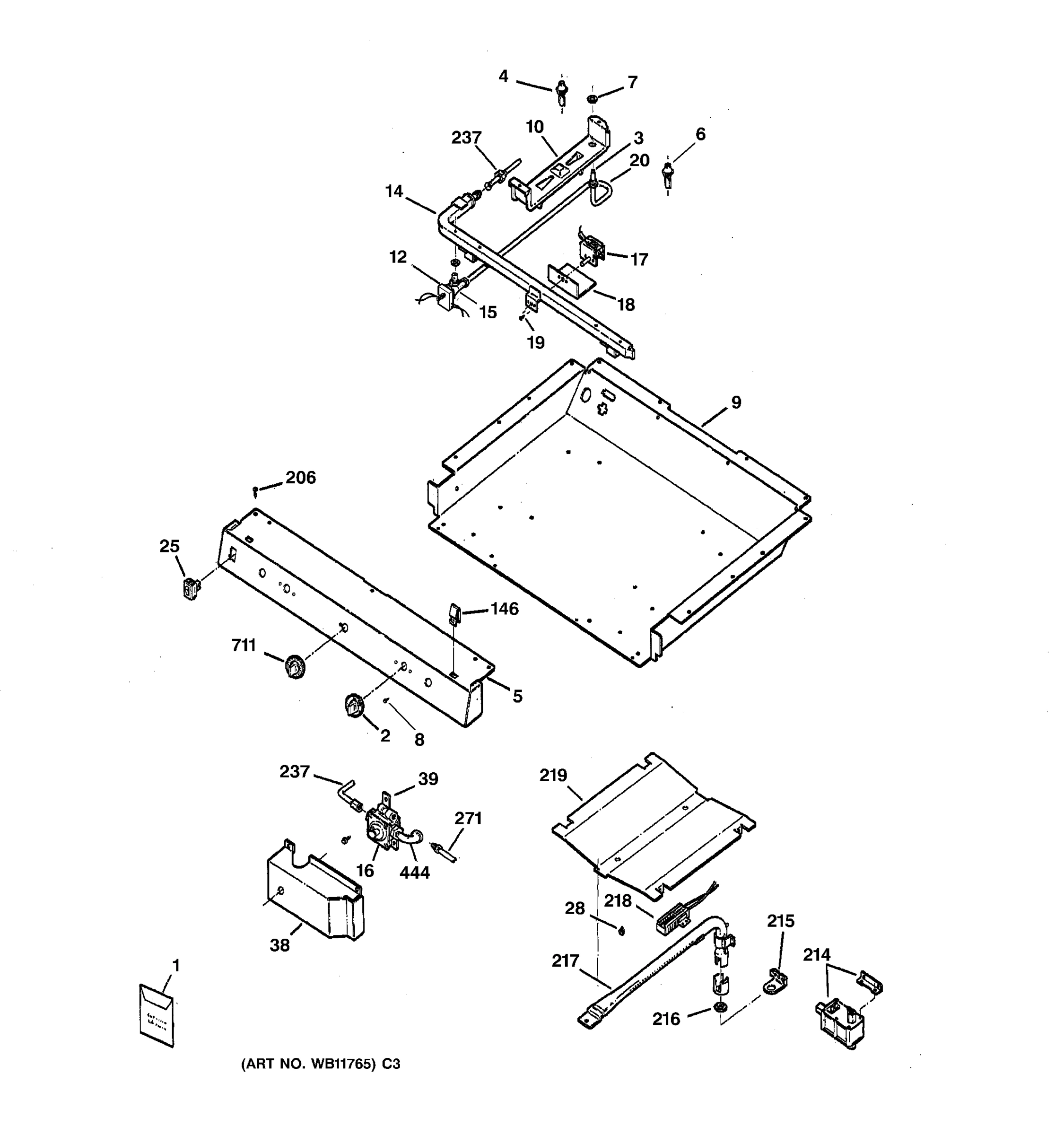 GAS & BURNER PARTS