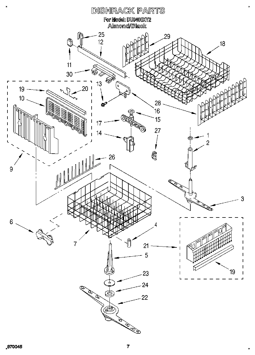 05 - DISHRACK, LIT/OPTIONAL