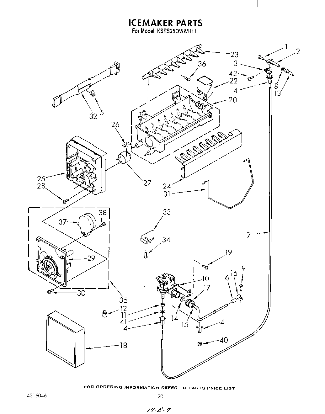 13 - ICE MAKER , NOT ILLUSTRATED